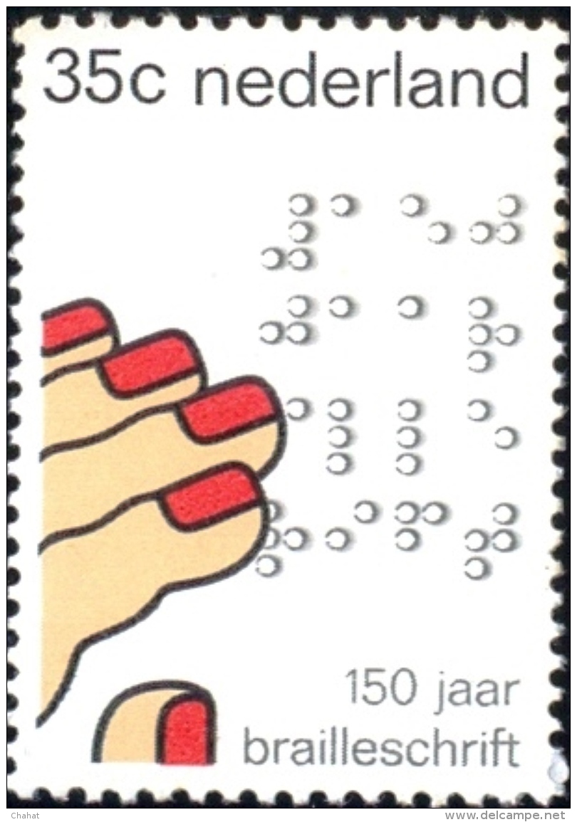 HEALTH-LOUIS BRAILLE-NEDERLAND-MNH-H1-431 - Handicaps