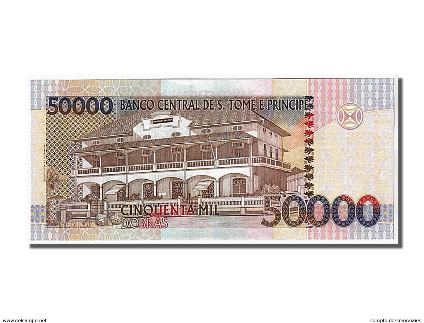 Billet, Saint Thomas And Prince, 50,000 Dobras, 2004, 2004-08-26, KM:68b, NEUF - Sao Tome And Principe