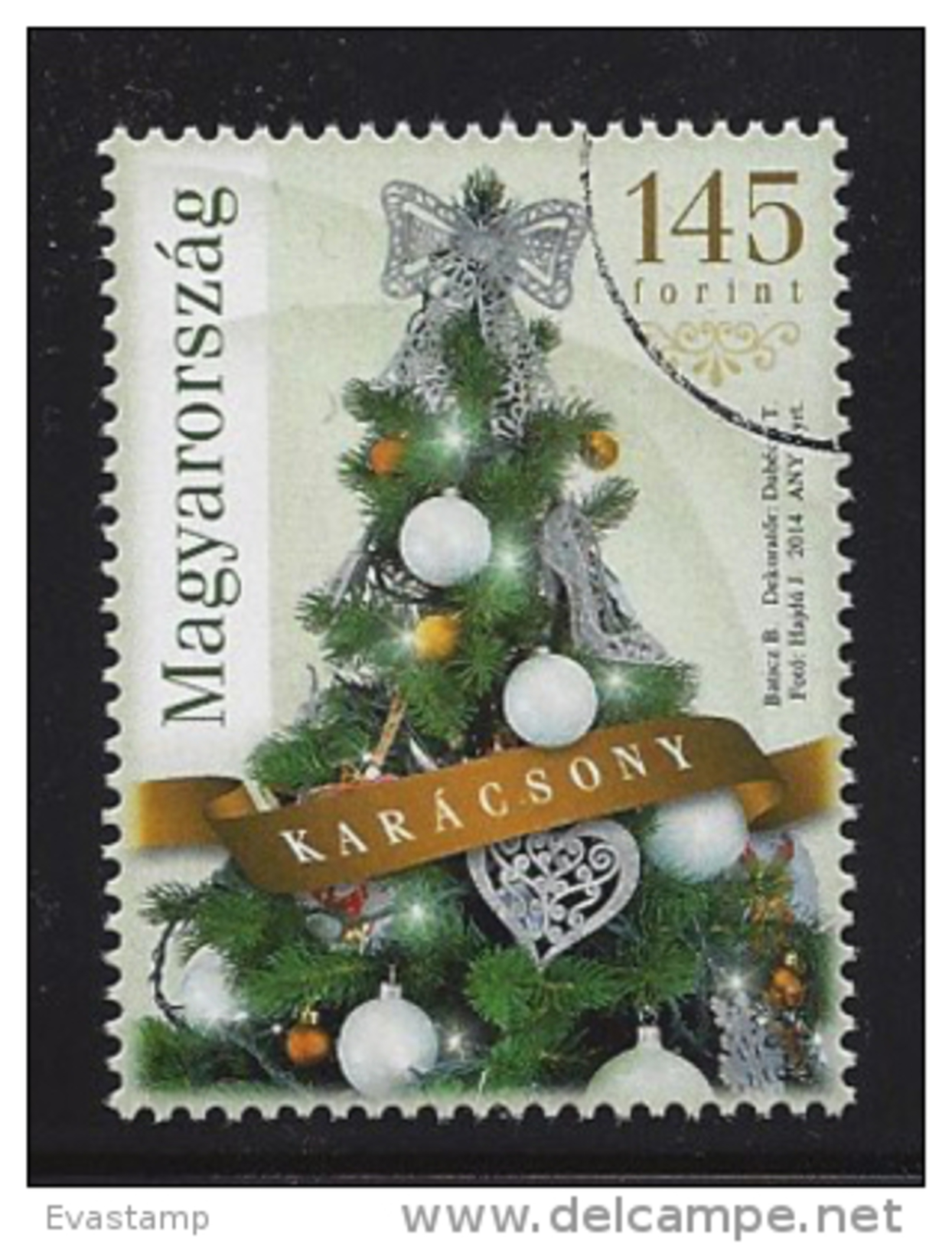 HUNGARY-2014. SPECIMEN - Christmas - Used Stamps