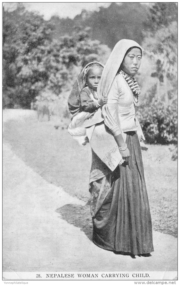 NEPAL / Nepalese Woman Carrying Child - Nepal