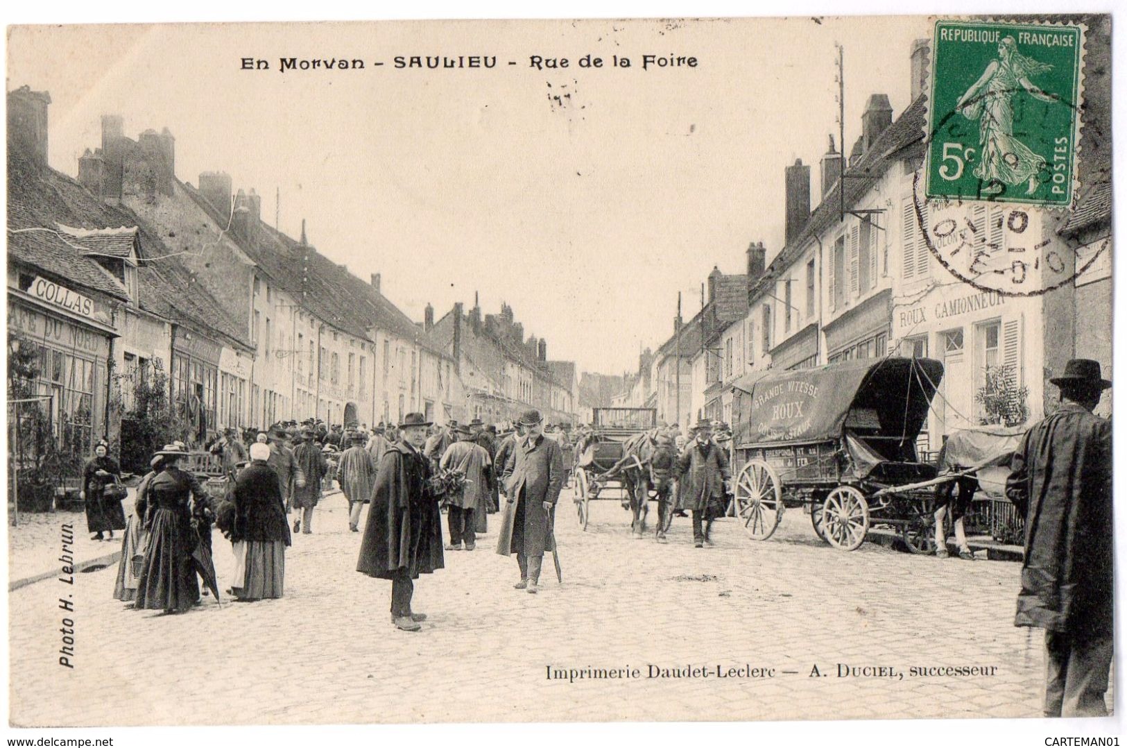 En Morvan - SAULIEU - Rue De La Foire - Saulieu