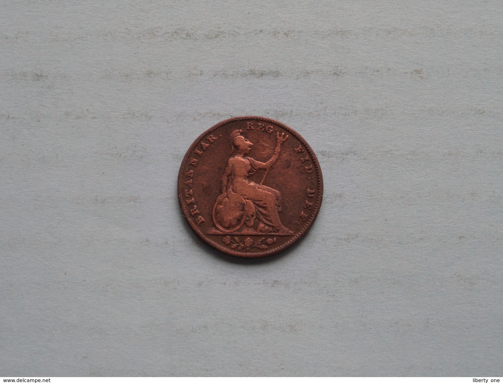 1841 - Farthing / KM 725 ( For Grade, Please See Photo ) ! - B. 1 Farthing