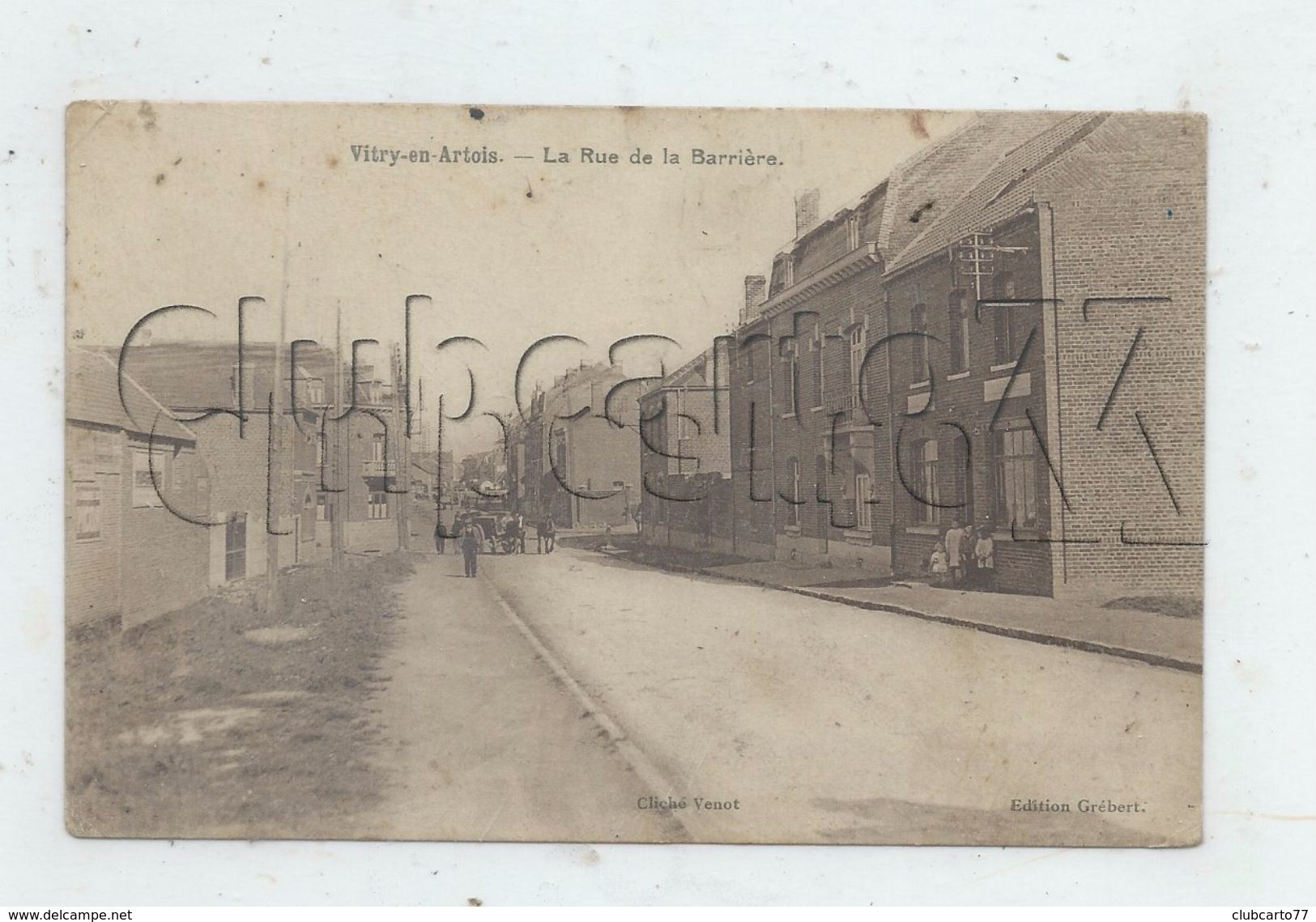 Vitry-en-Artois (62) : La Rue De La Barrière En 1930 (animé) PF. - Vitry En Artois