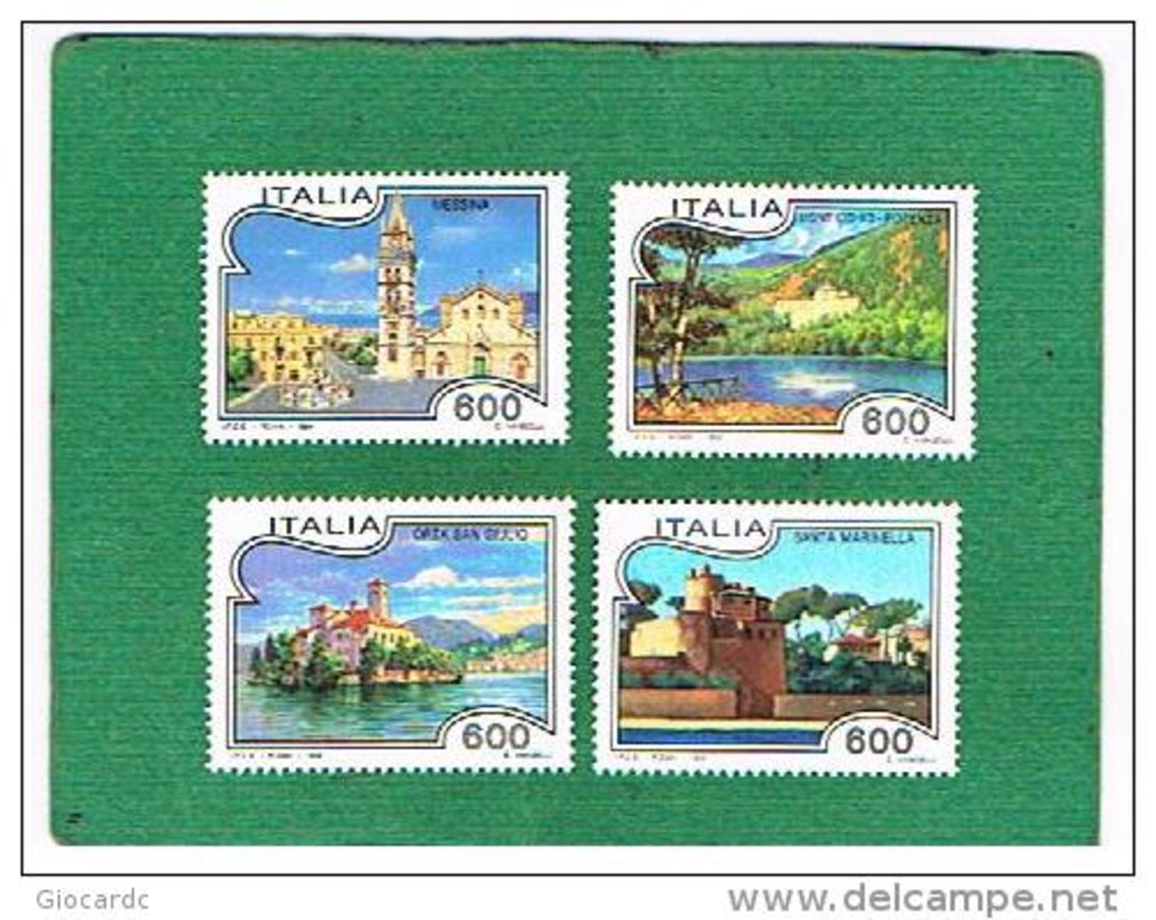 ITALIA REPUBBLICA - UNIF. 2133.2136 - 1994 TURISTICA - NUOVI **(MINT) - 1991-00:  Nuovi