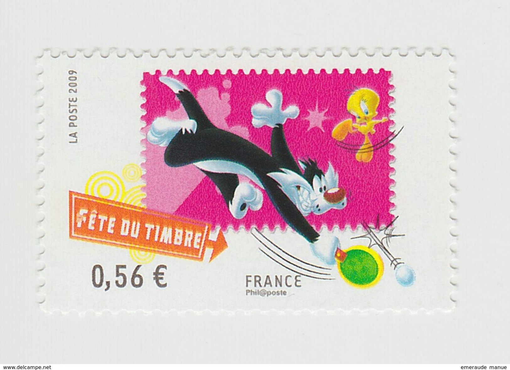 2009 - TIMBRE NEUF - Fête Du Timbre - Looney Tunes - Grosminet Et Titi - N° YT : 4339 - Neufs