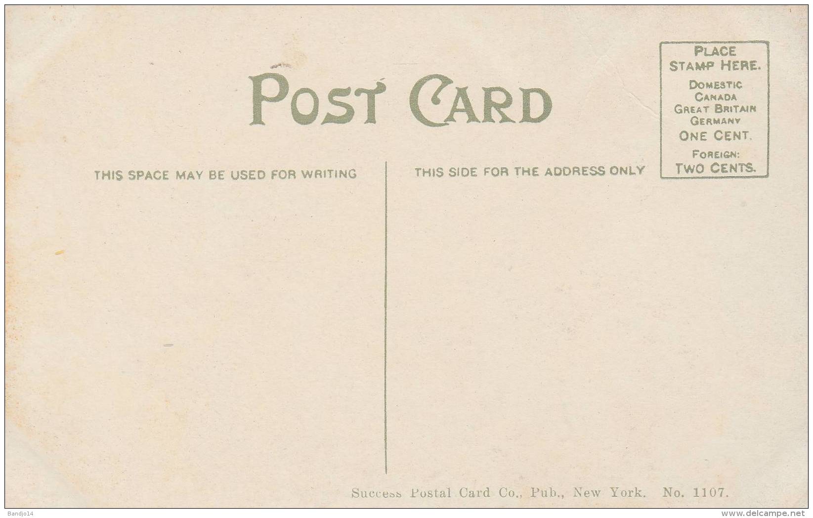 New York - Old Post Card -Fifth  Avenue Building - 2 Scan - Altri Monumenti, Edifici