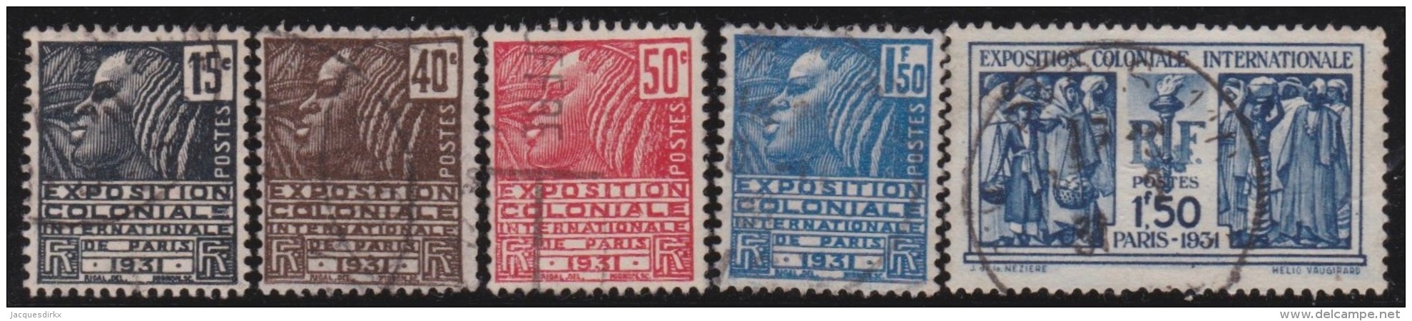 France   .    Yvert      .      270/274       .         O   .         Oblitéré - Used Stamps