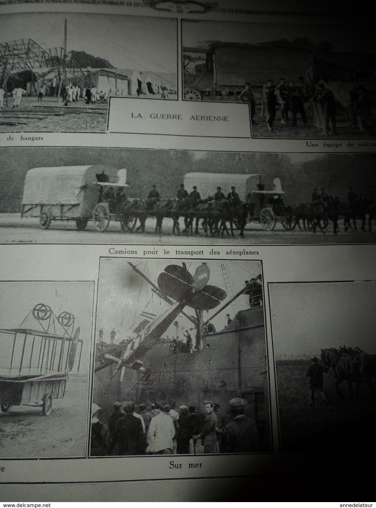 1914-1918  N°6 LA GUERRE DOCUMENTEE ,par Schwarz & Cie  (nombreuses photographies,dessins et gravures)