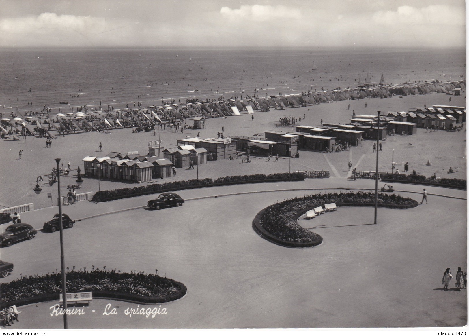 CARTOLINA - POSTCARD - RIMINI - LA SPIAGGIA - Rimini