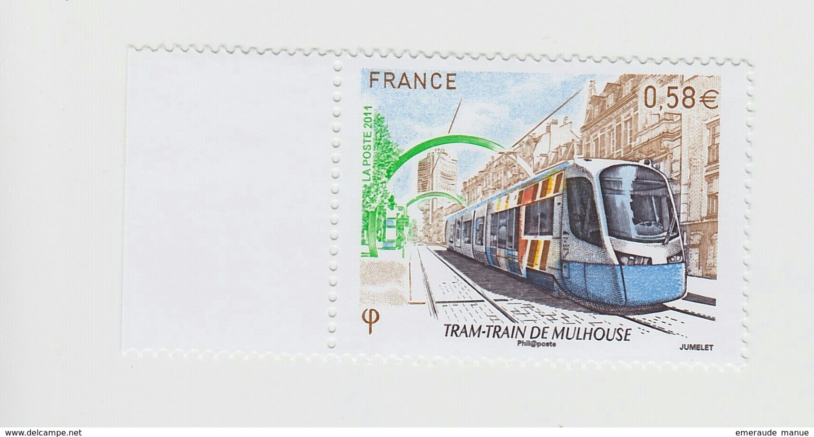 2011 - TIMBRE NEUF - Tram-train De Mulhouse - N° YT : 4530 - Ungebraucht