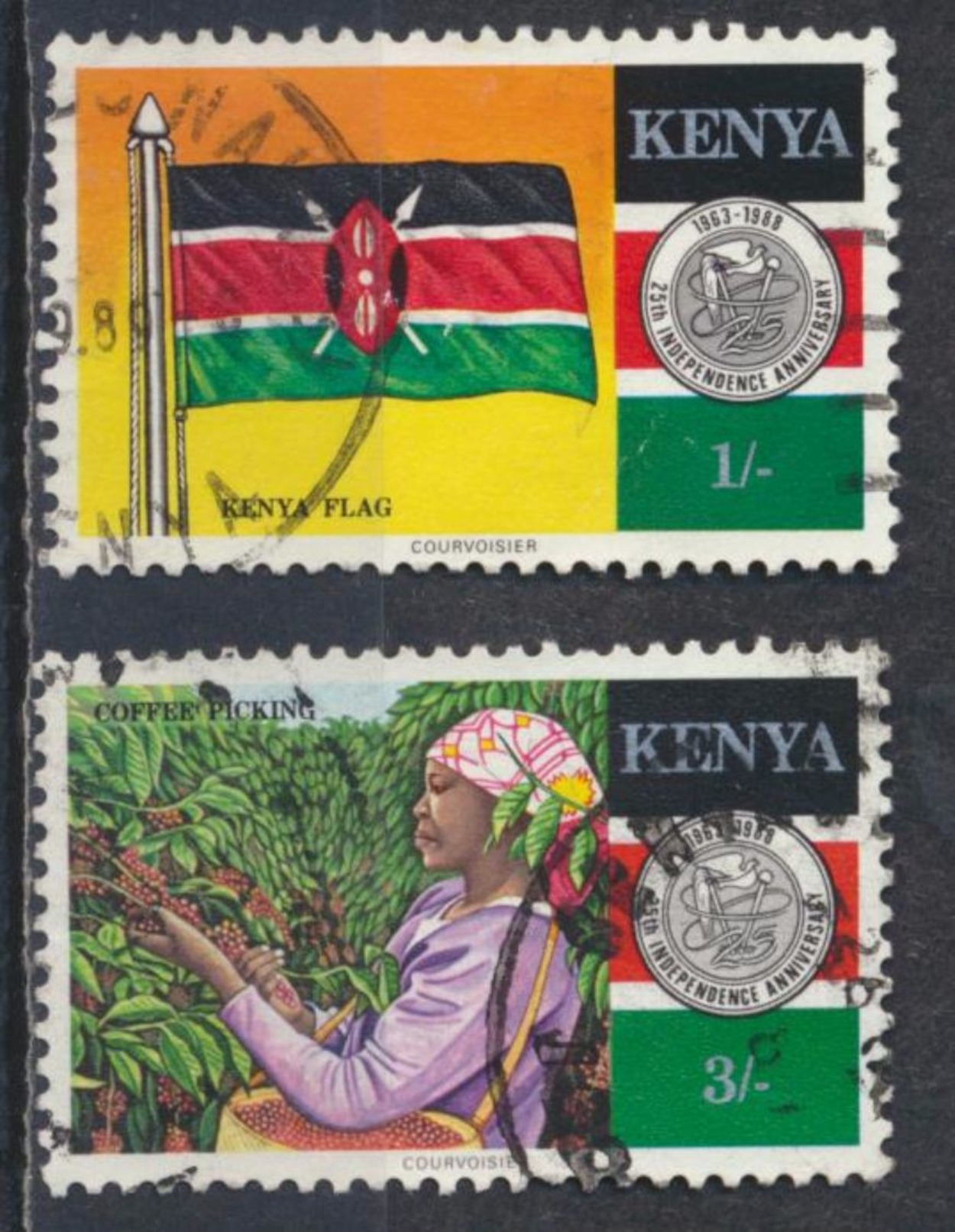 °°° KENYA - Y&T N°459/60 - 1988 °°° - Kenya (1963-...)