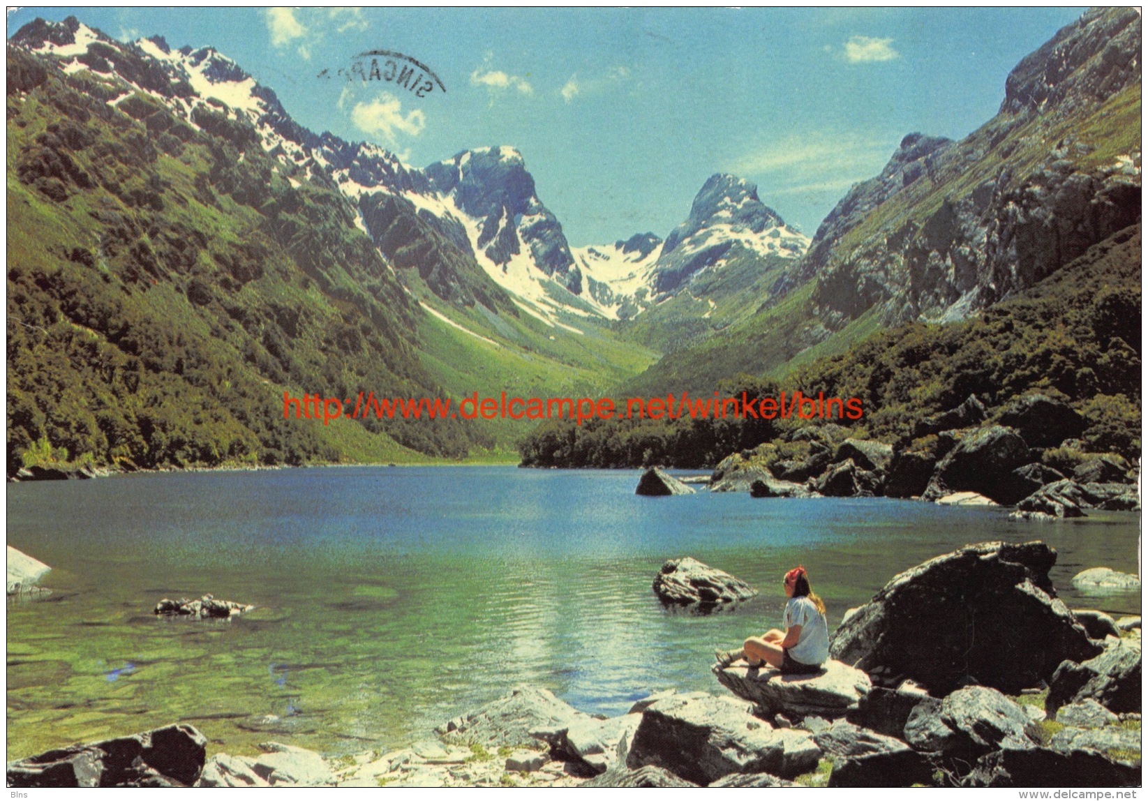 Ocean Peak And Mount Emily - Lake Mackenzie - New Zealand - Nouvelle-Zélande