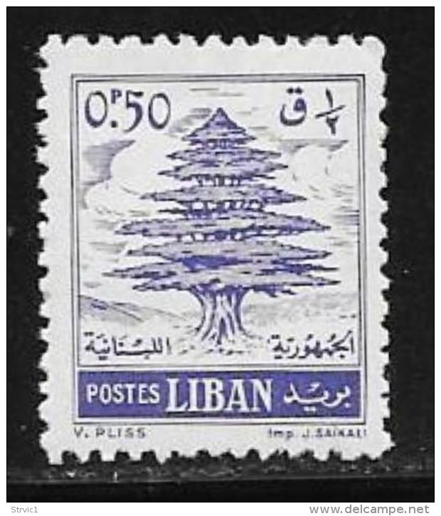 Lebanon, Scott # 341 Mint Hinged Cedar, 1960 - Lebanon