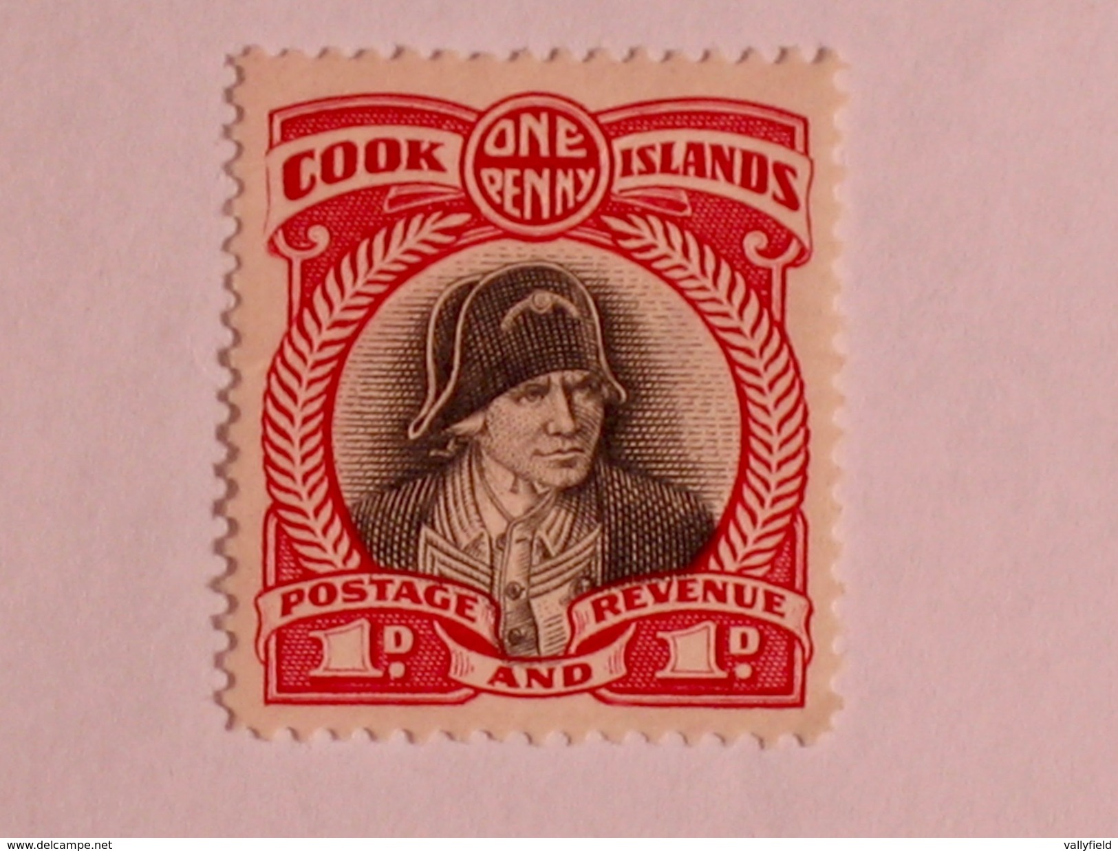 COOK ISLANDS  1932  LOT# 1  CAPT. JAMES COOK - Cook