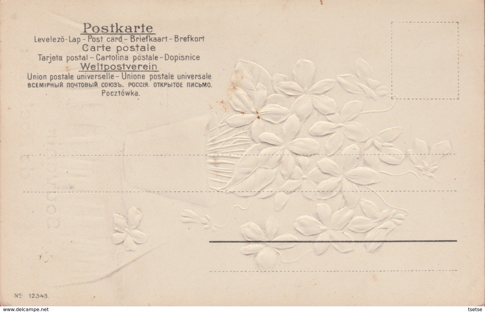 Roclenge - Souvenir De ... Jolie Carte Fantaise En Relief Au Verso ( Voir Verso ) - Bassenge