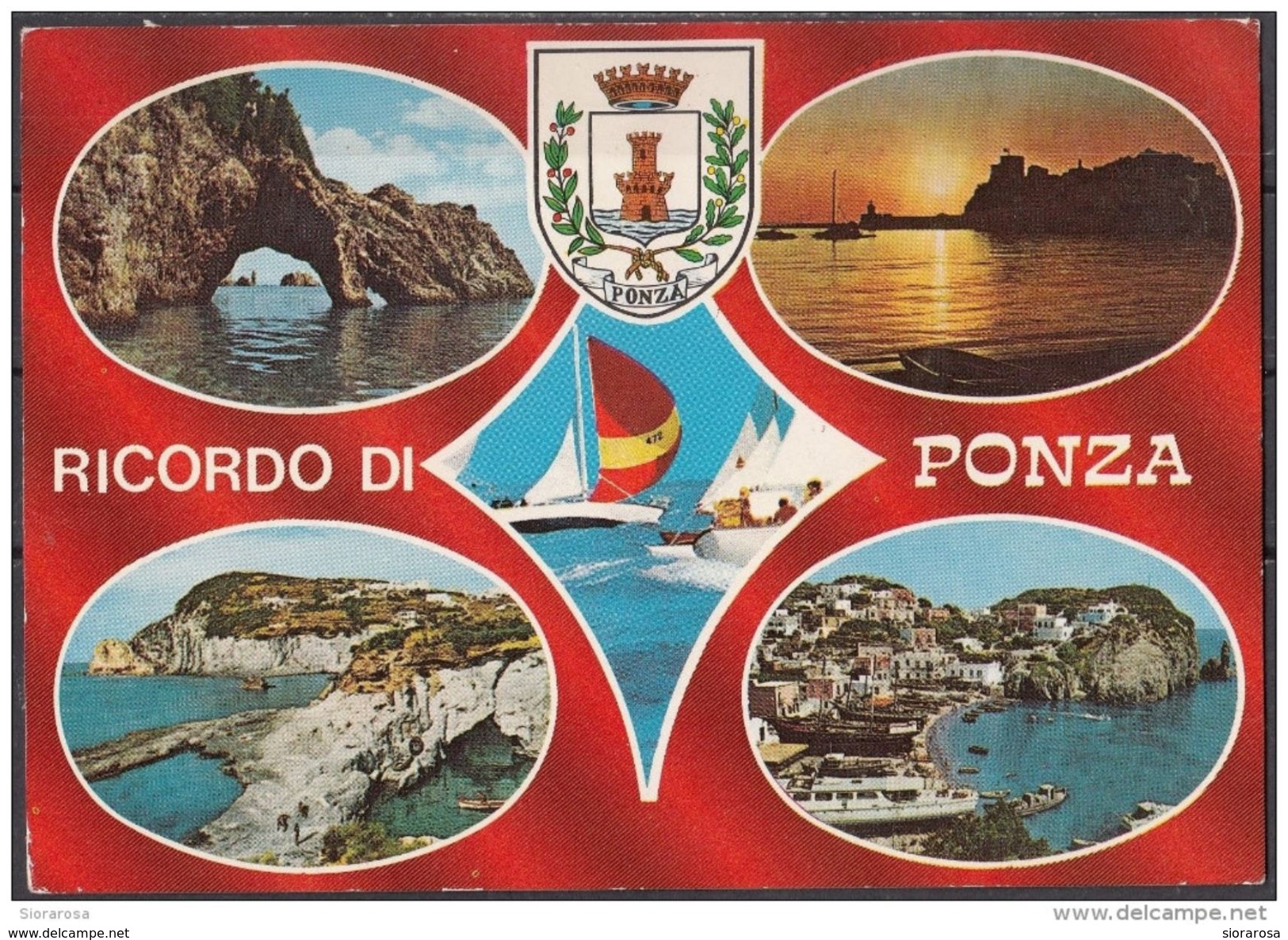 Latina - Isola Di Ponza - Ricordo Di Ponza - Sei Dettagli - Latina