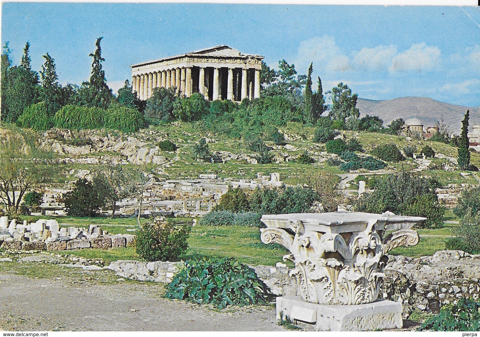 GRECIA - ATENE - IL TEMPIO DI EFASTO - VIAGGIATA 1971 - Grecia