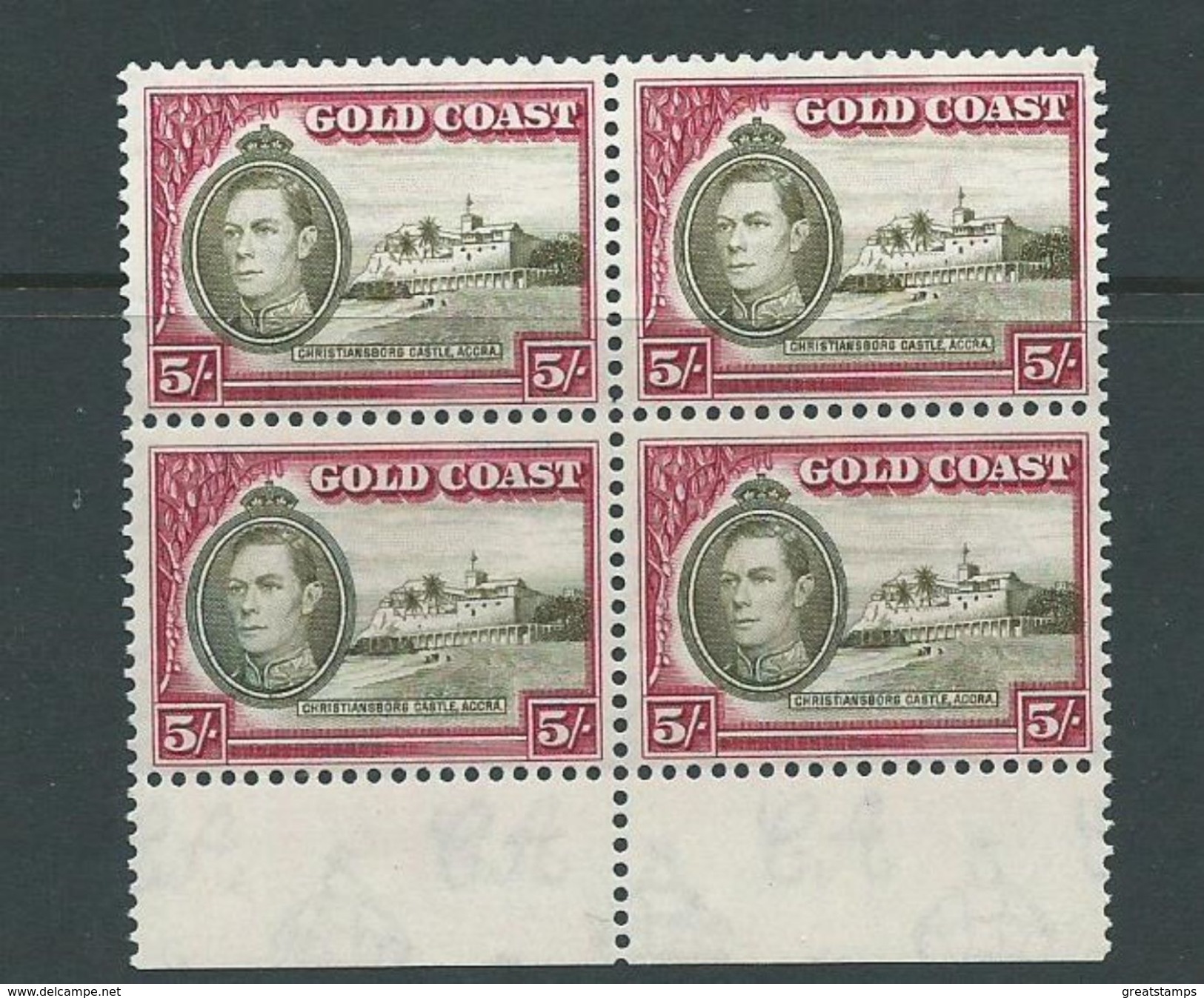 Gold Coast Mnh Block Of 4 George V1 Sg131 - Gold Coast (...-1957)