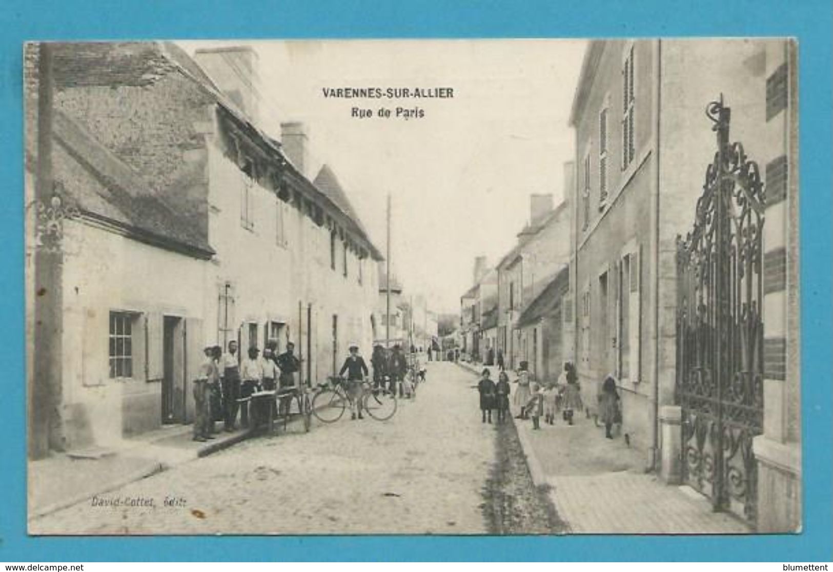 CPA Rue De Paris VARENNES-SUR-ALLIER 03 - Other & Unclassified