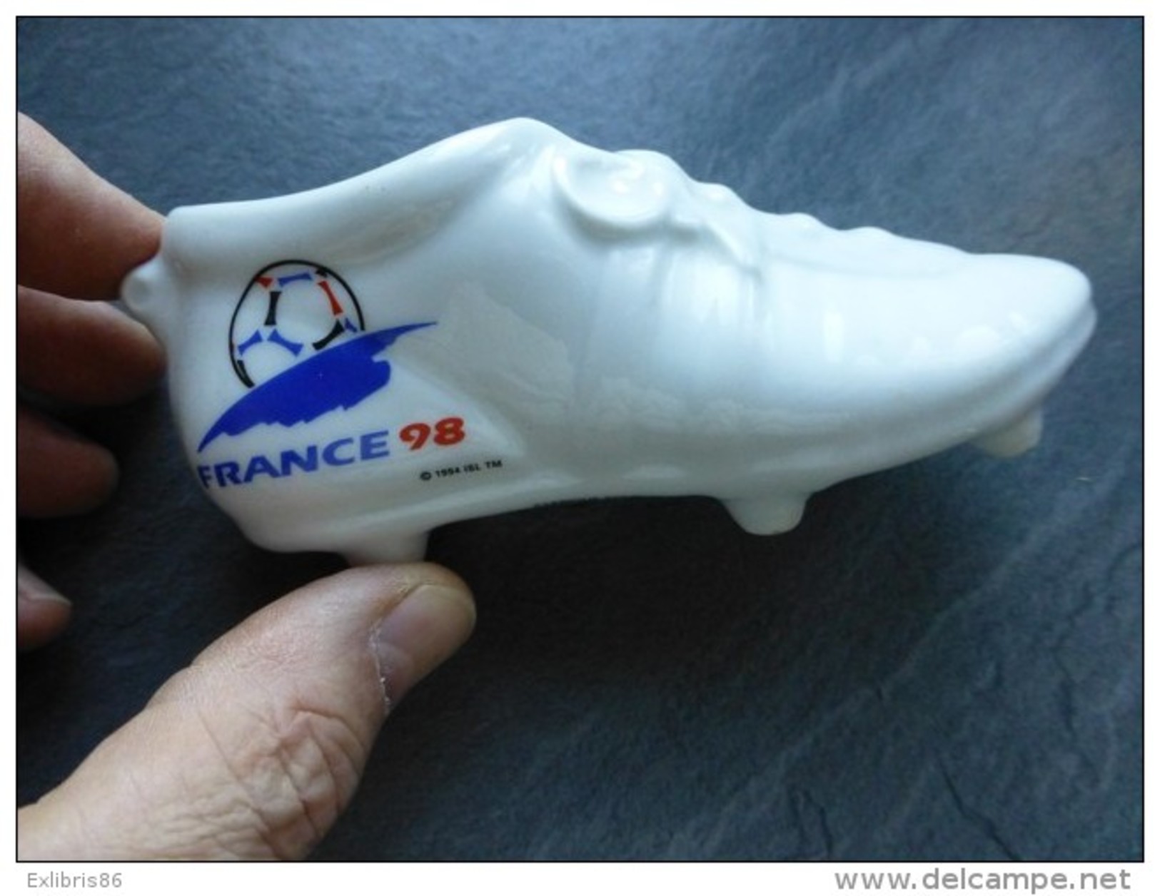 Porcelaine Chauvigny, Coupe Monde FOOTBALL 1998,  Chaussure Blanche - Autres & Non Classés