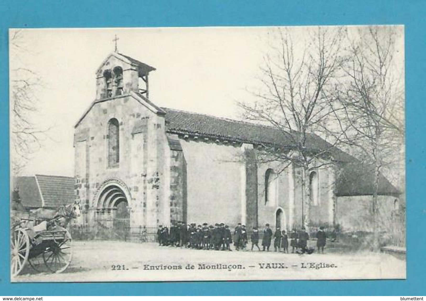 CPA 221 - L'Eglise VAUX Environs De Montluçon 03 - Other & Unclassified