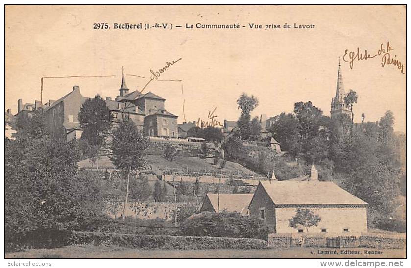 Bécherel       35        La Communauté  Prise Du Lavoir    (voir Scan) - Bécherel