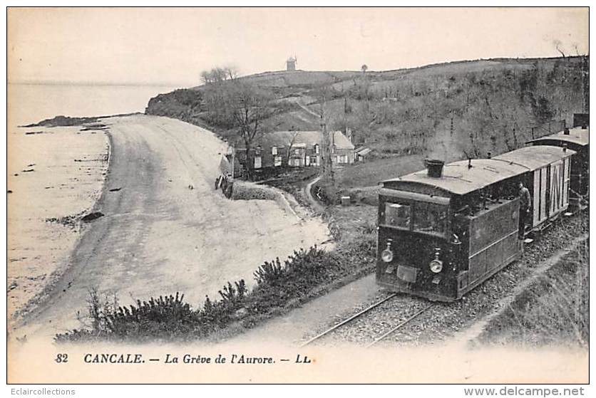 Cancale      35      La Grève De L'Aurore     (voir Scan) - Cancale