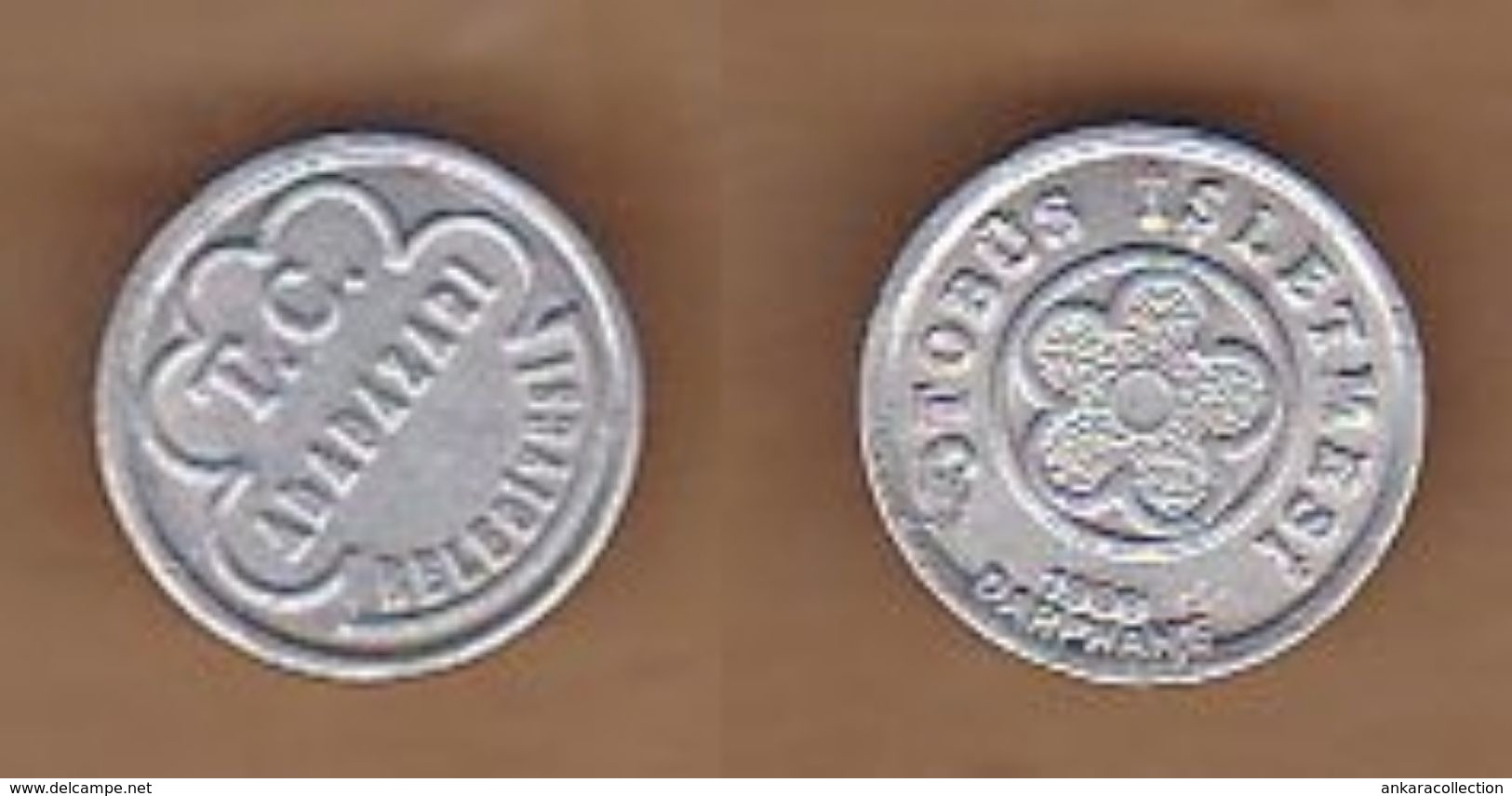 AC - TRANSPORT TOKEN ADAPAZARI MUNICIPALITY BUS ALUMINUM TOKEN JETON 1989 - Monedas / De Necesidad