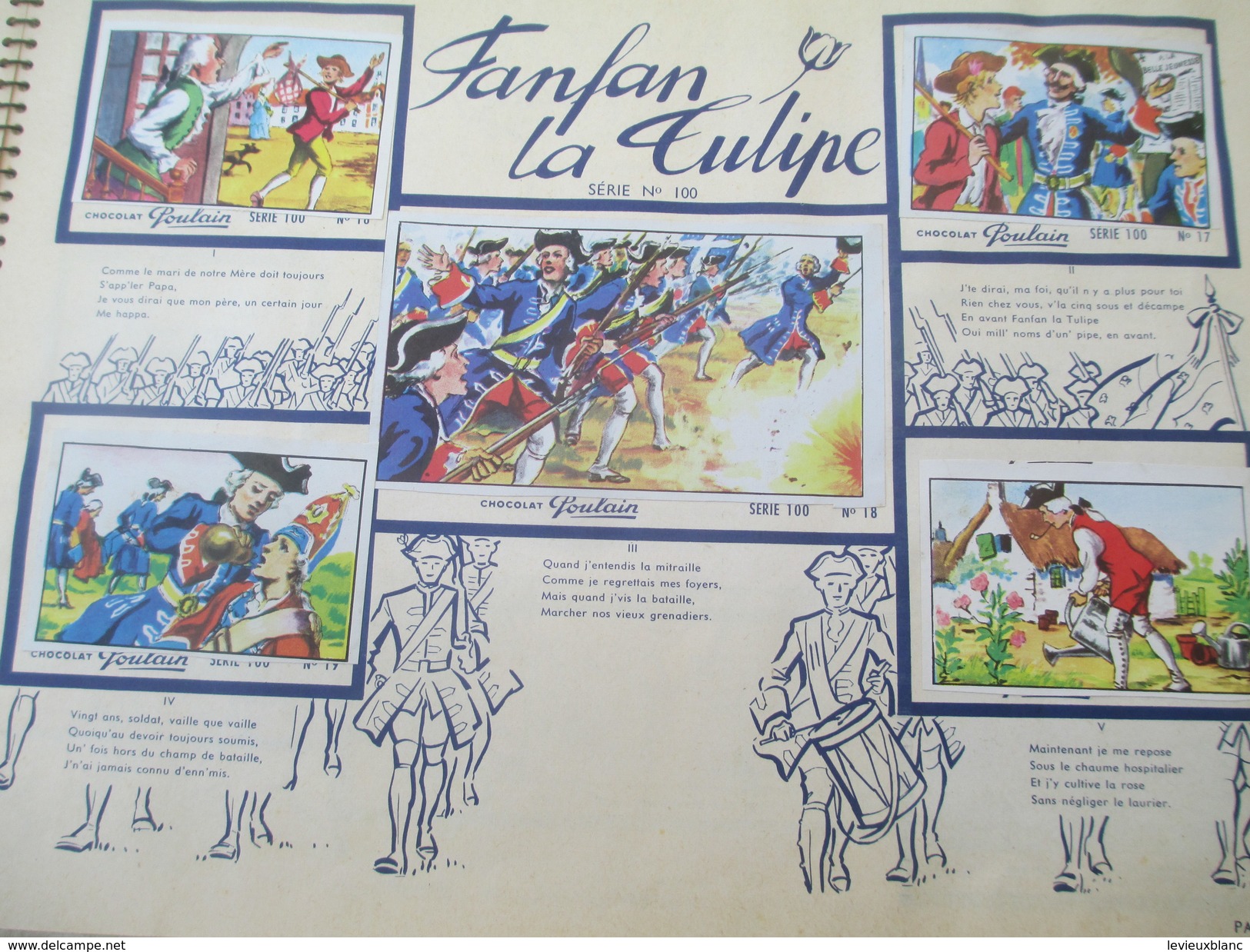 Album D'Images/ "Chansons De France"/Séries 97 à 120 /Quasi-complet/Que Sera Sera/Panko L'Ourson/Blois/1961  ALB33 - Menier