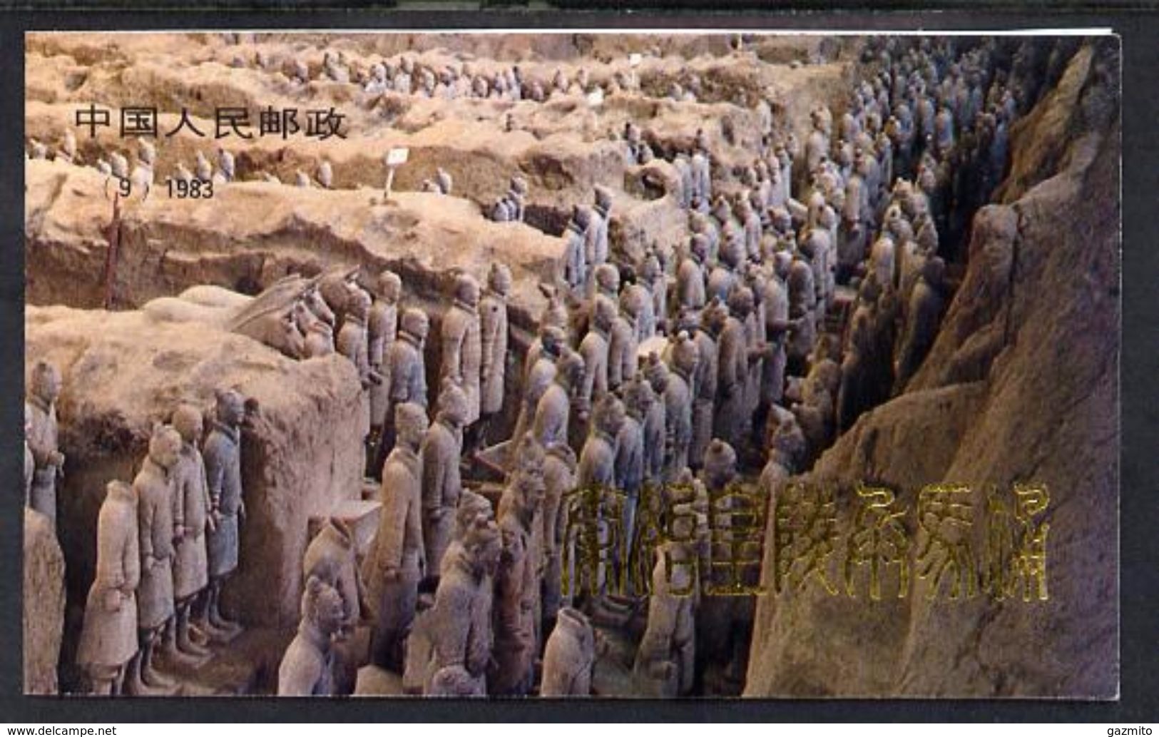 China 1983, Terracotta Figures, 3y32c, Booklet, - Unused Stamps