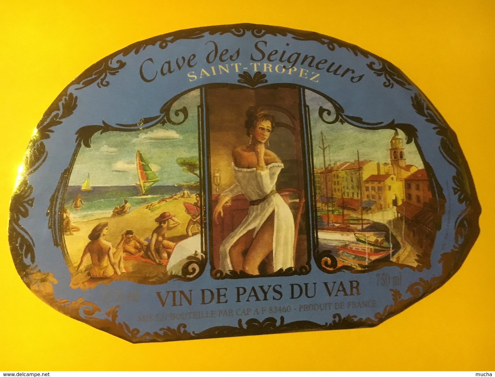 4410 - Cave Des Seigneurs Saint-Tropez Vin De Pays Du Var - Arte