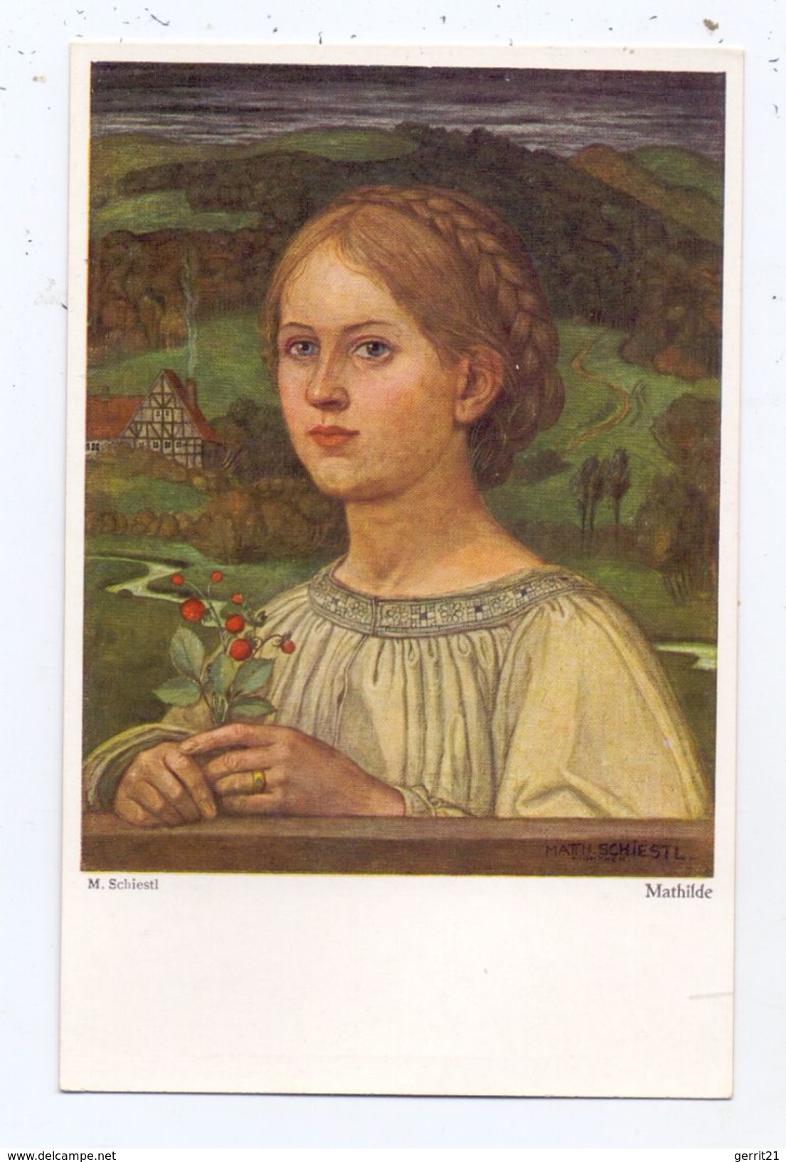 KÜNSTLER / ARTIST - MATTHÄUS SCHIESTL - "MATHILDE" - Schiestl, Matthaeus