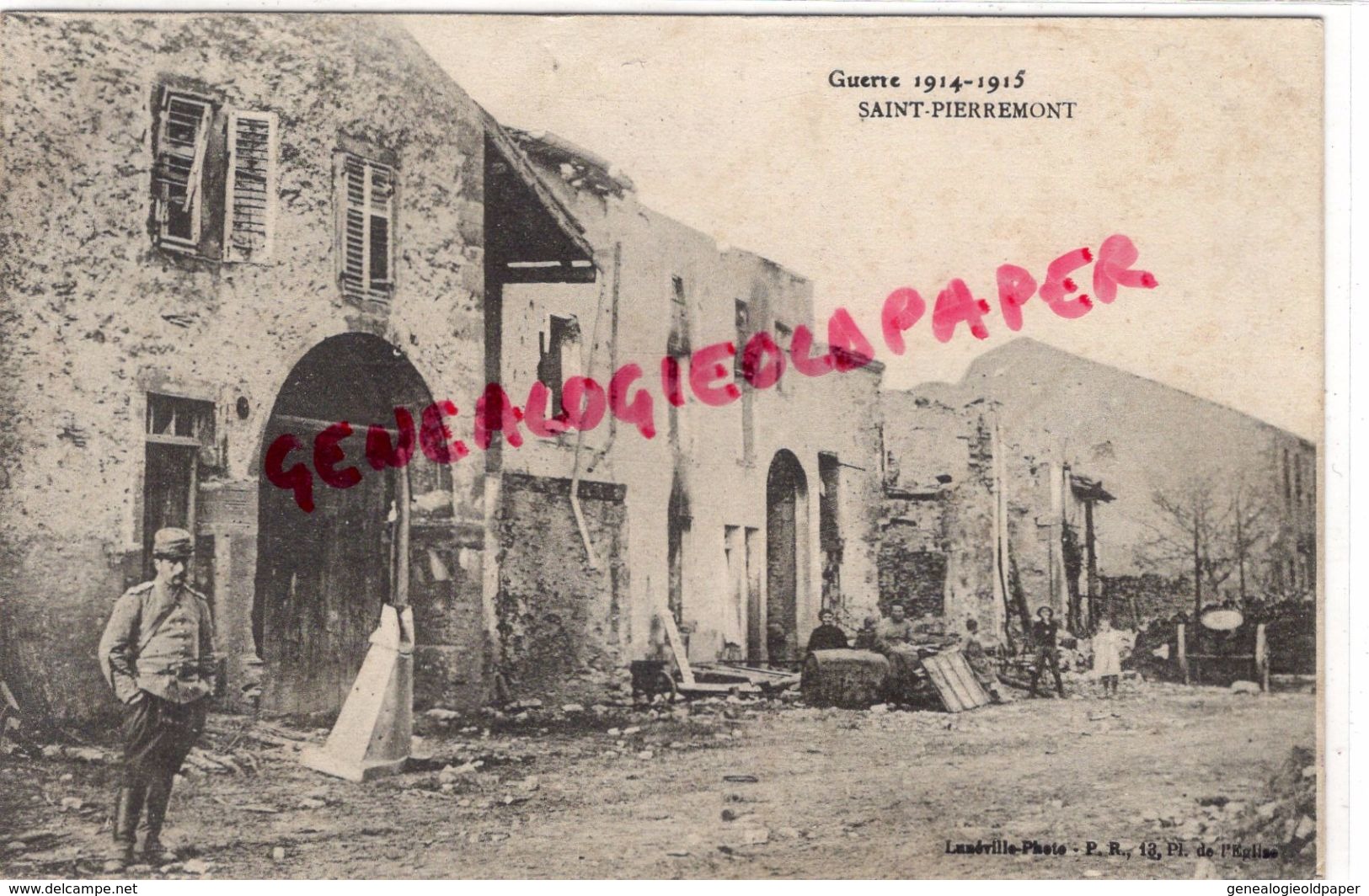 08 - SAINT PIERREMONT -  GUERRE 1914-1915 - Other & Unclassified