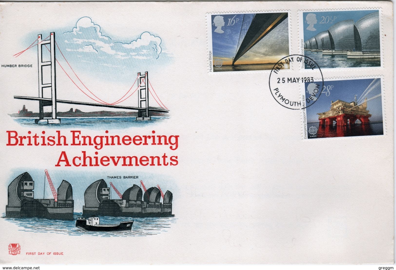 Great Britain First  Day Cover To Commemorate The British Engineering. - 1981-1990 Decimal Issues