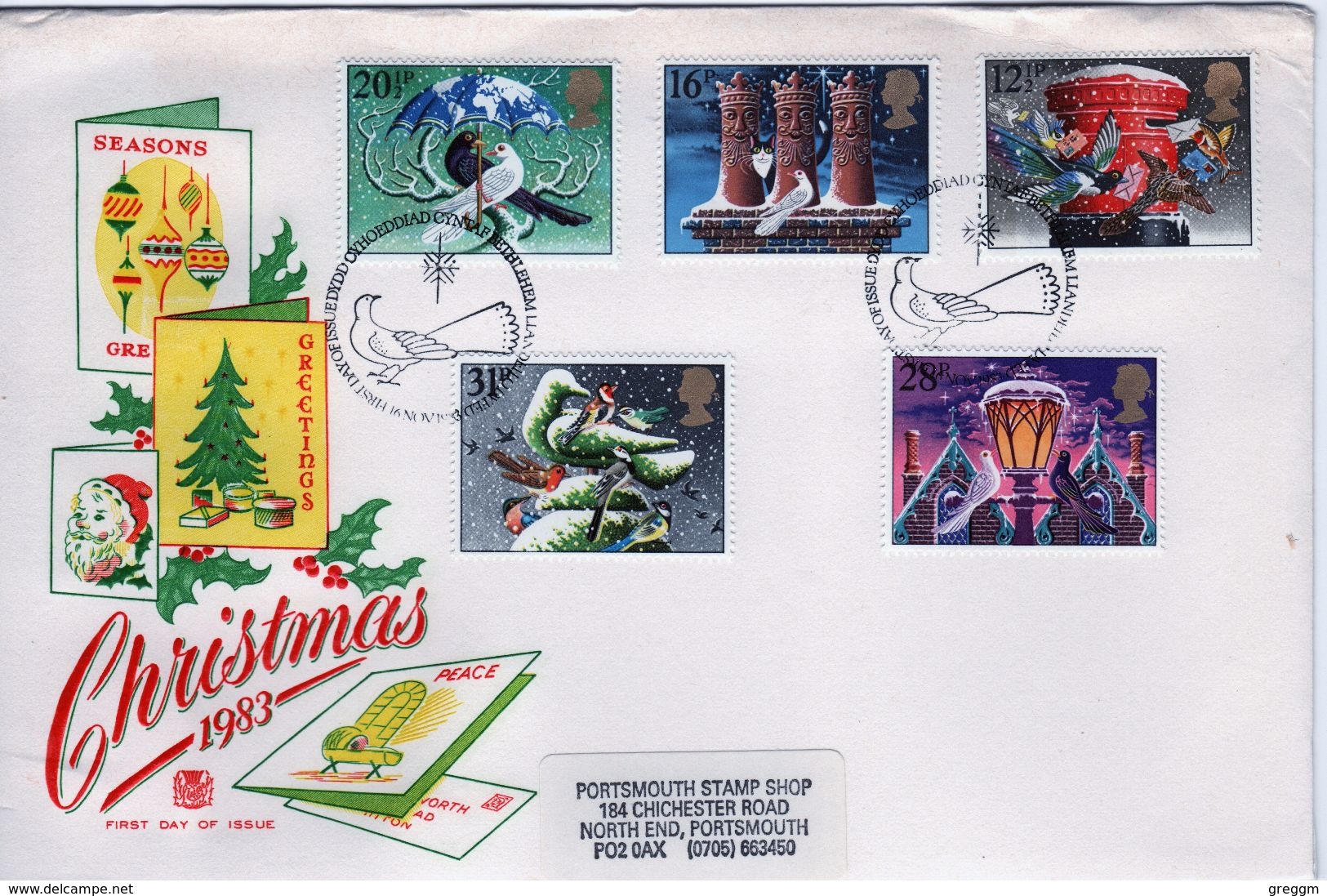 Great Britain First  Day Cover To Commemorate Christmas. - 1981-1990 Decimal Issues