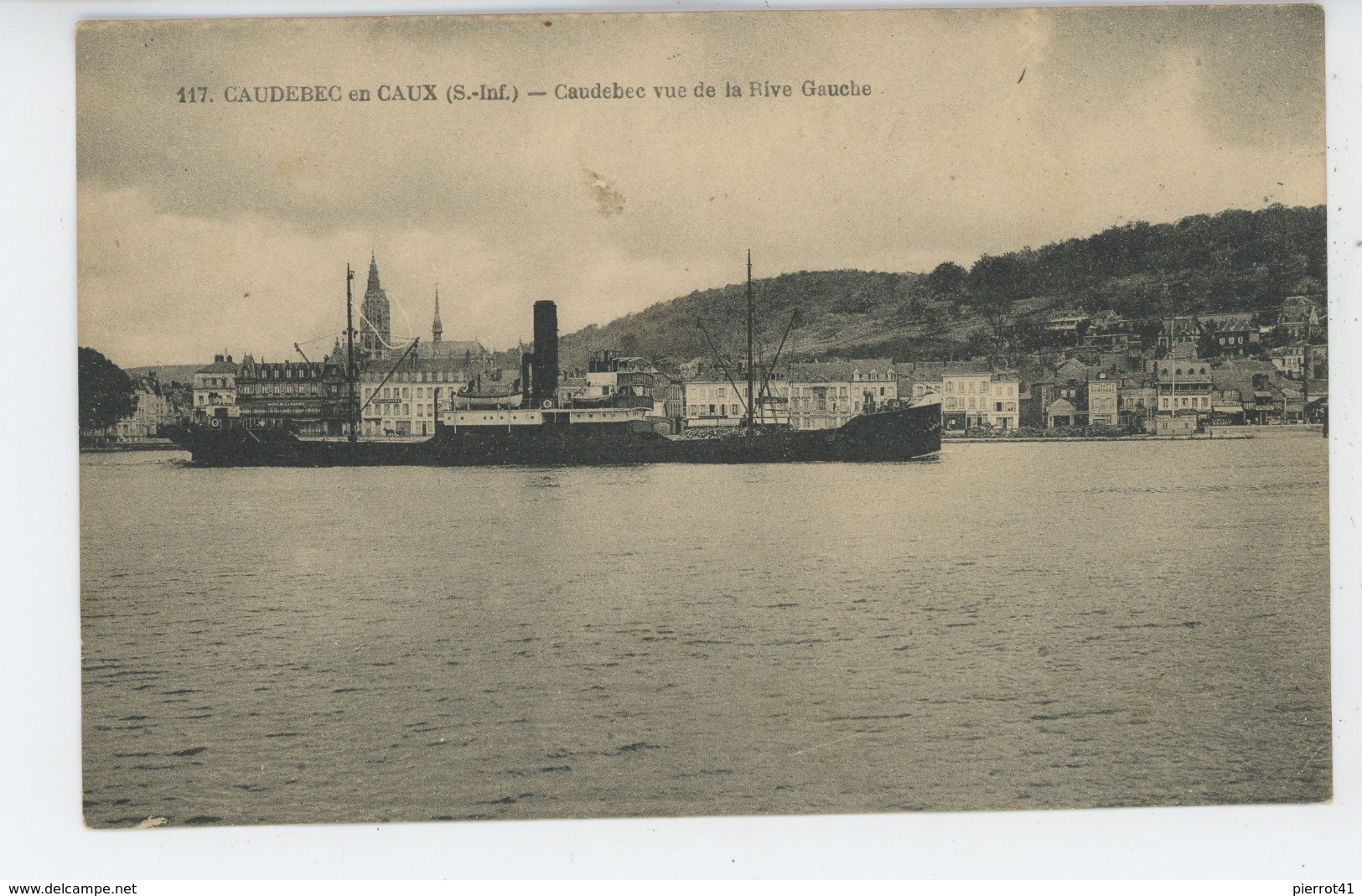 CAUDEBEC EN CAUX - Caudebec Vue De La Rive Gauche - Caudebec-en-Caux