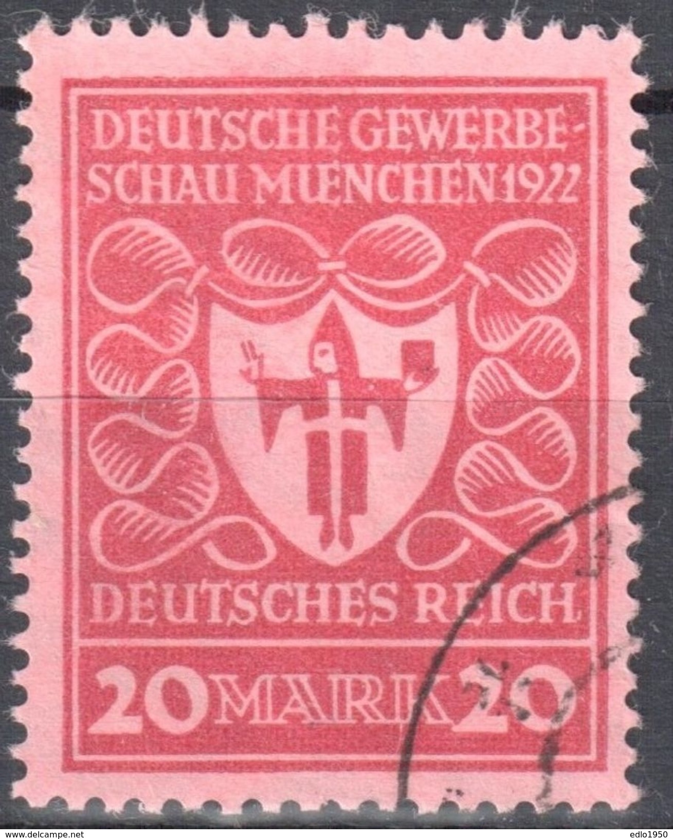 Deutsches Reich 1922 - Mi.204 - Used - Gestempelt - Gebraucht