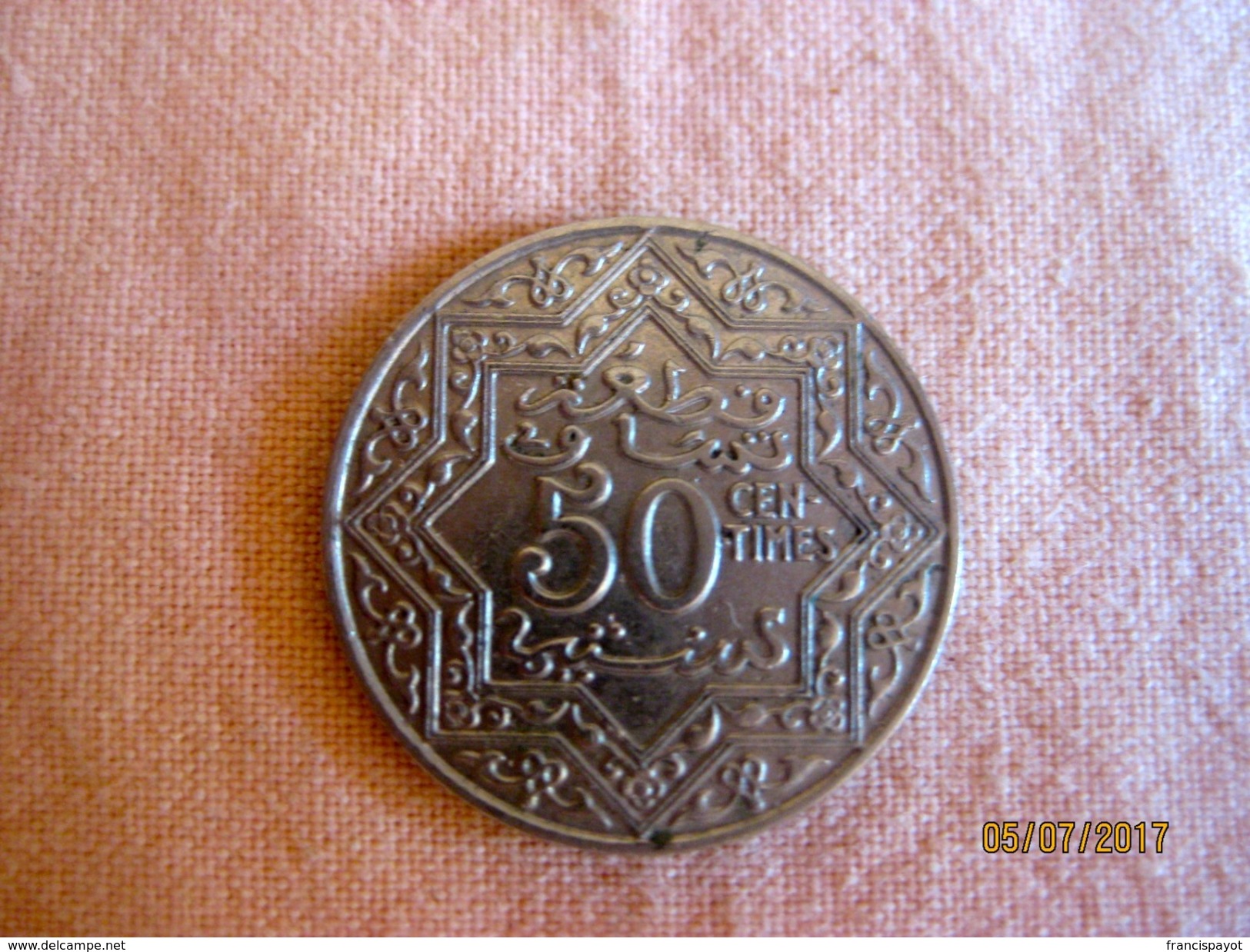 Maroc: 50 Centimes 1921 - Marruecos