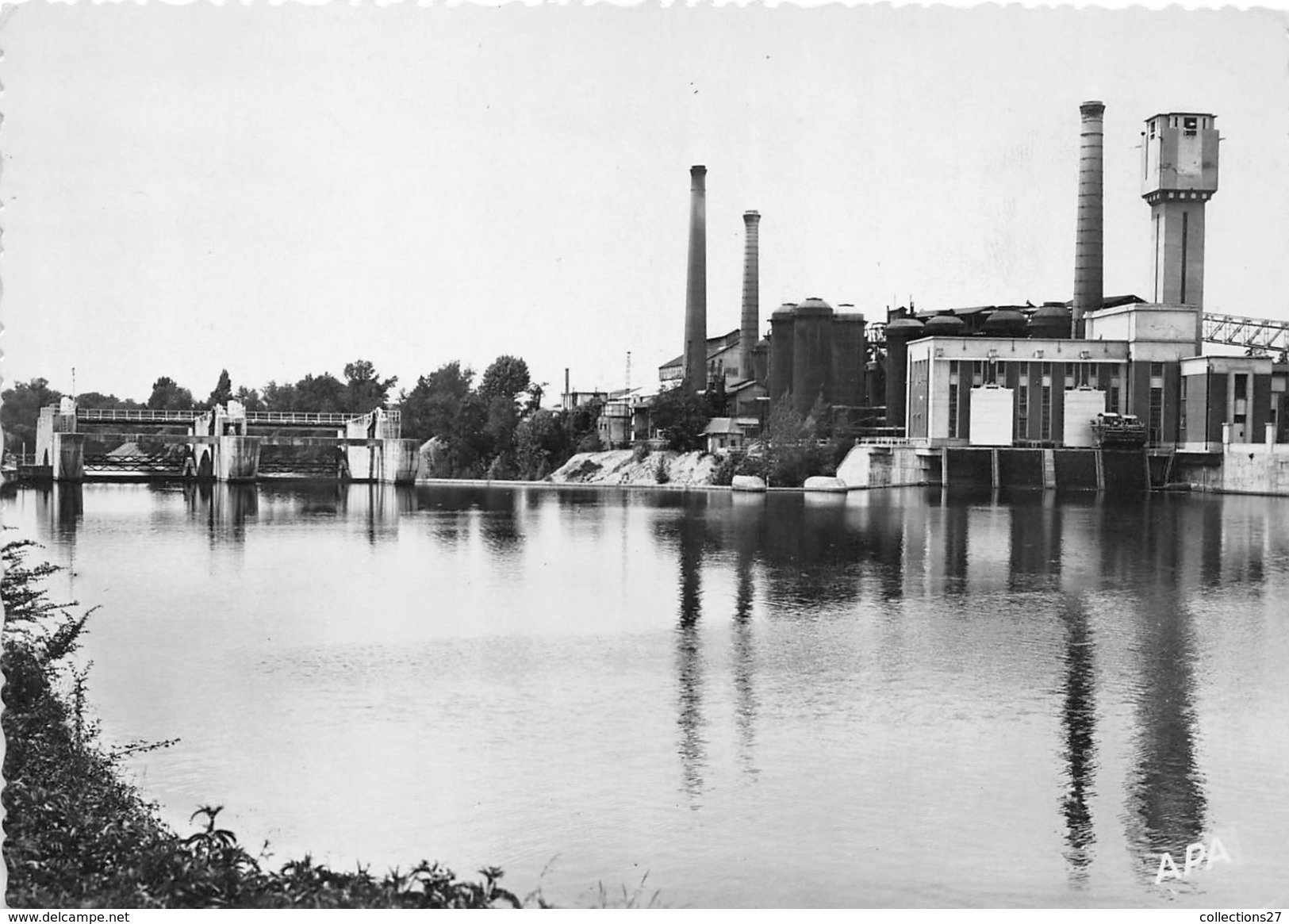 47-FUMEL- L'USINE ET LE BARRAGE - Fumel