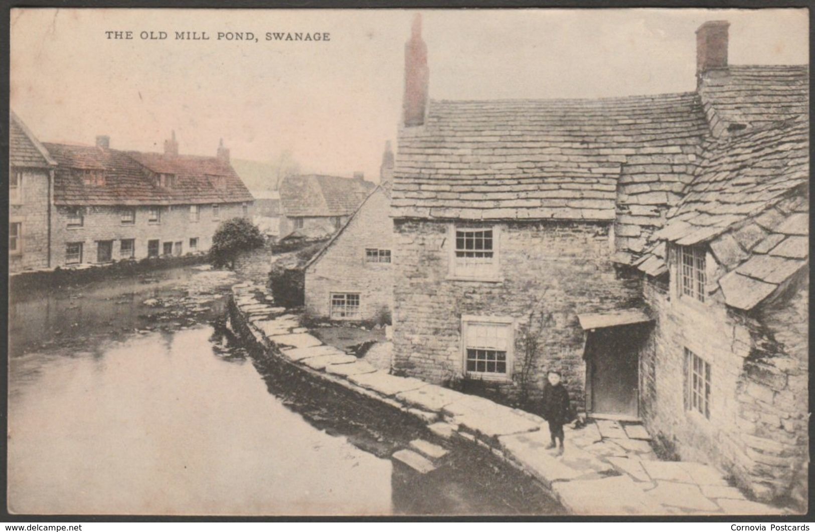 The Old Mill Pond, Swanage, Dorset, 1904 - Wykeham Postcard - Swanage