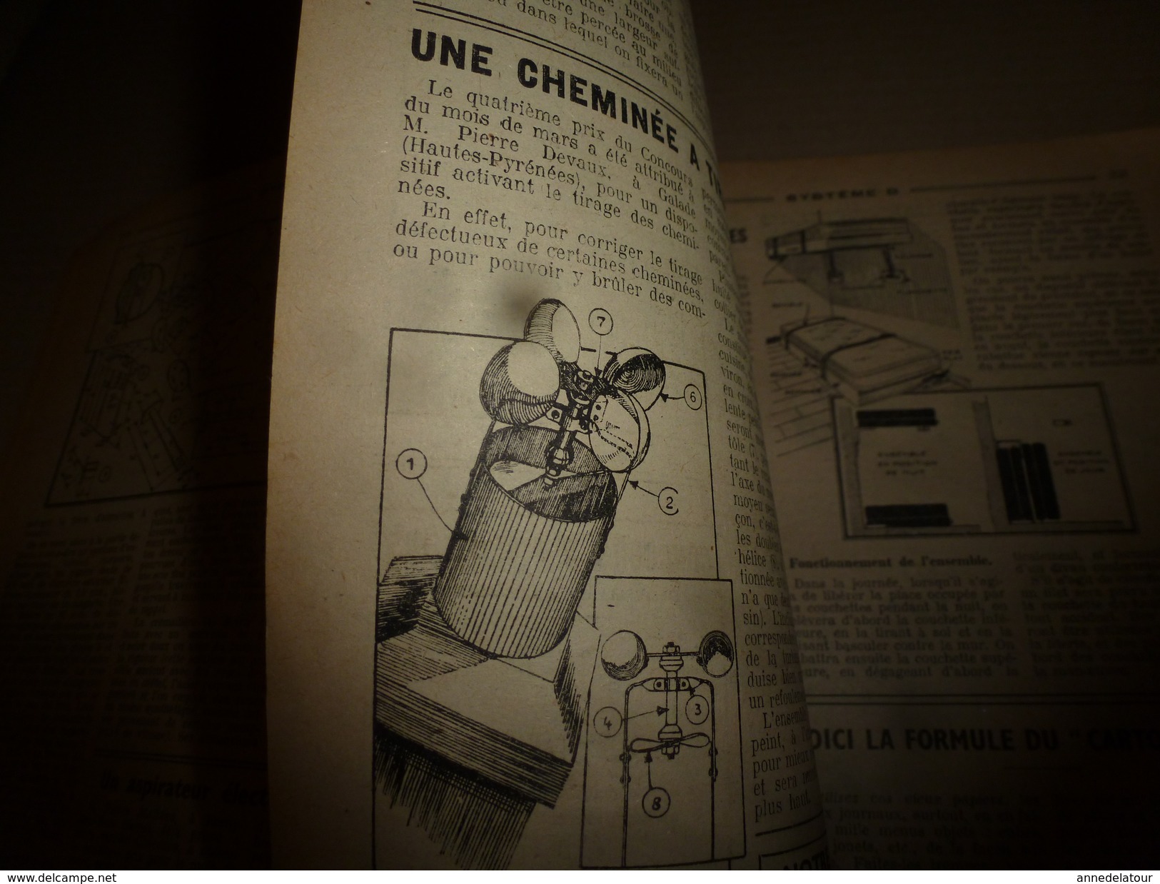 1949 Tout Le Système D  (TLSD) :Faire :du CARTON-PIERRE;..une Pièce Habitable Dans Votre Grenier;..JEU De Fléchettes;et - Bricolage / Technique