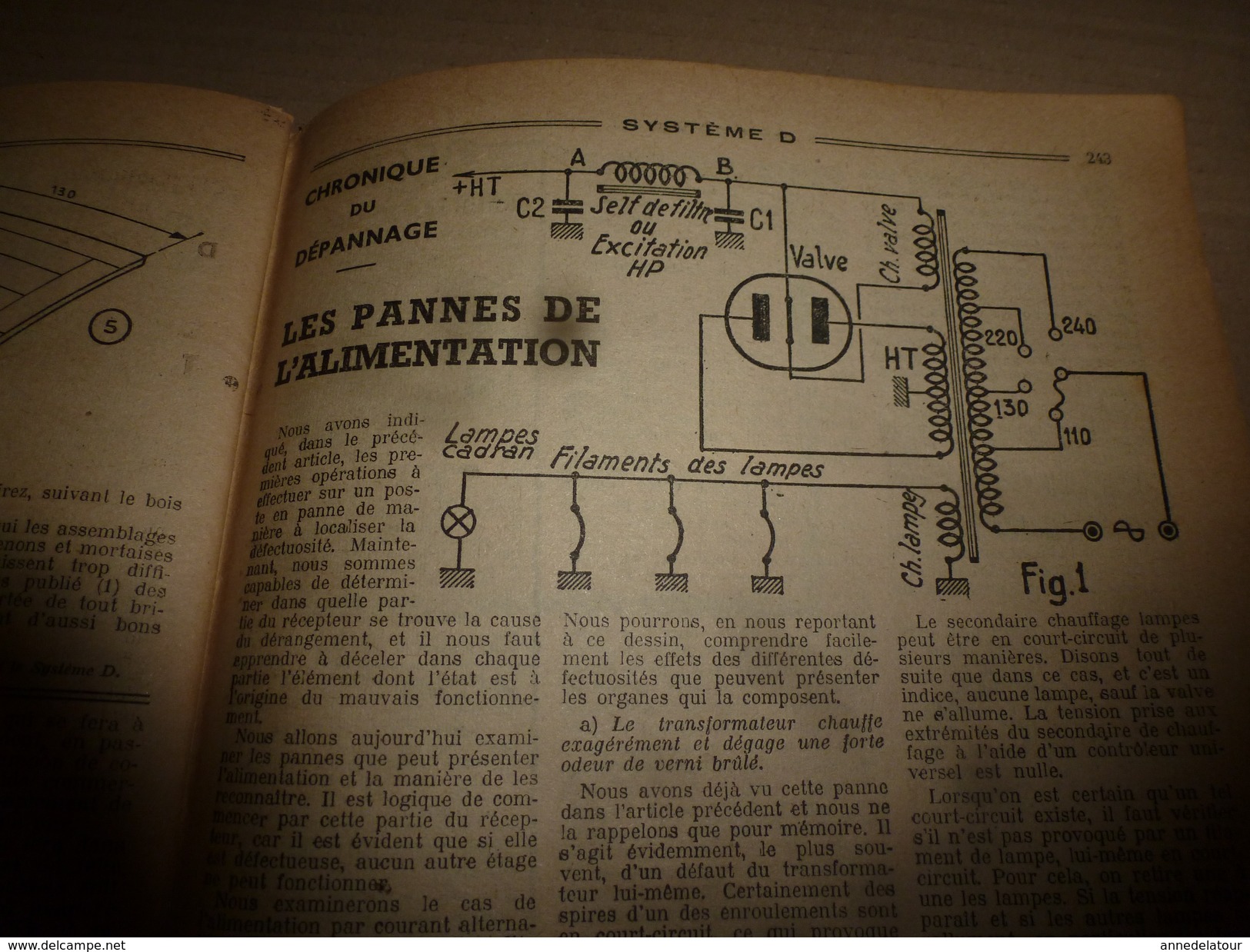 1949 Tout Le Système D  (TLSD) :Faire :du CARTON-PIERRE;..une pièce habitable dans votre grenier;..JEU de Fléchettes;et