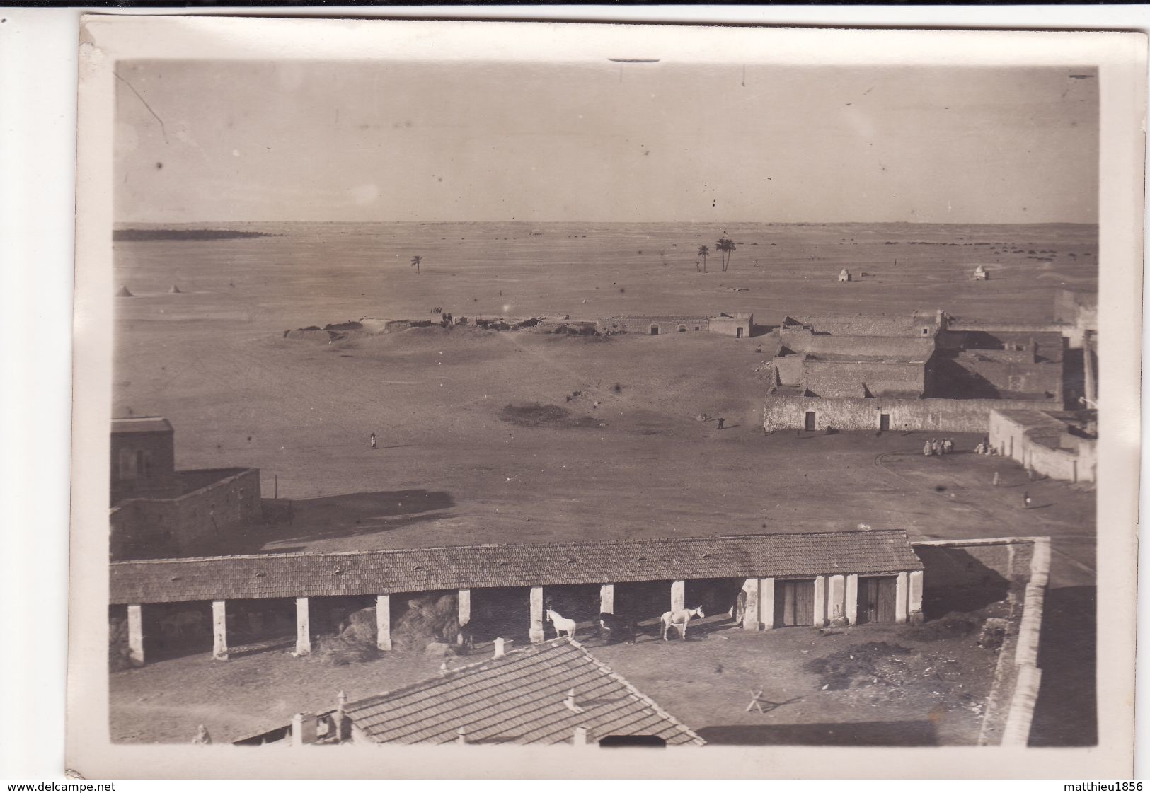 Photo Aérienne Janvier 1925 GHARDAIA - Une Vue, Poste Militaire, Caserne (A175) - Ghardaïa