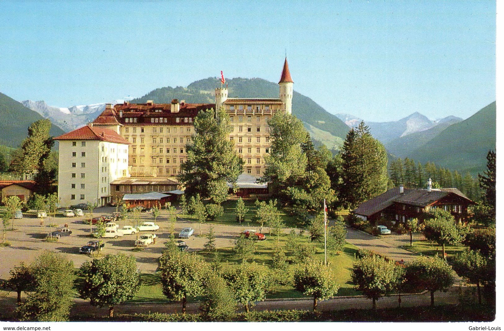 Gstaad Palace-Hôtel  / Carte Couleur Petit Format - Gstaad