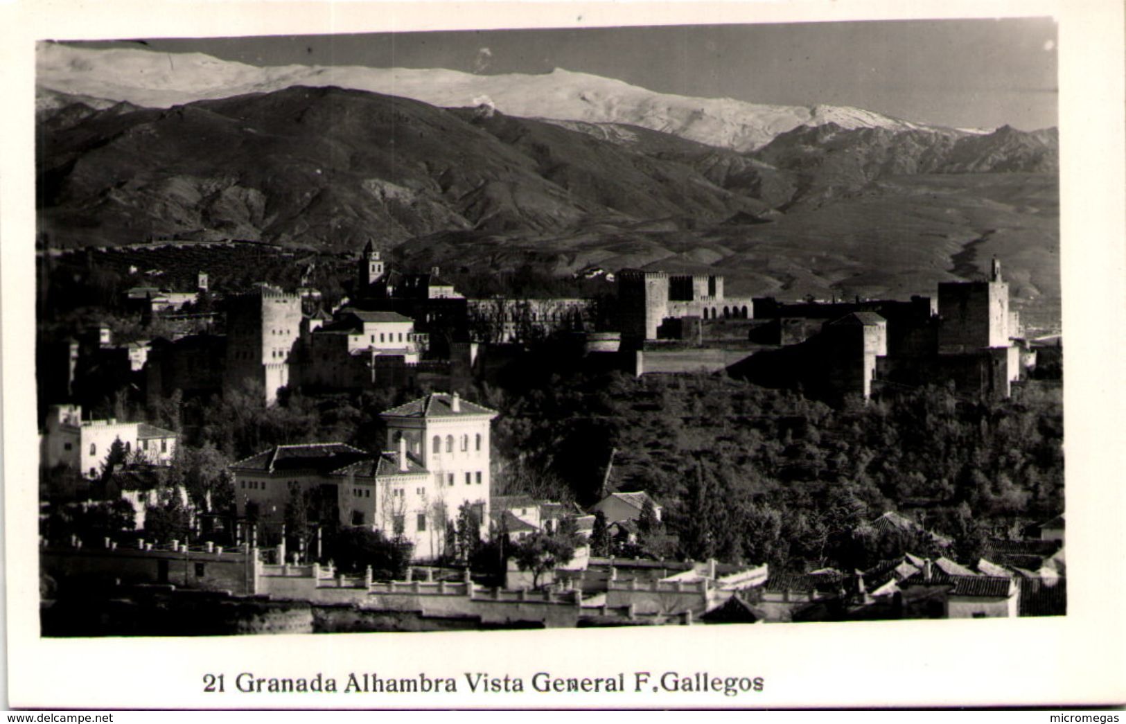 GRANADA - Alhambra - Vista General - Granada