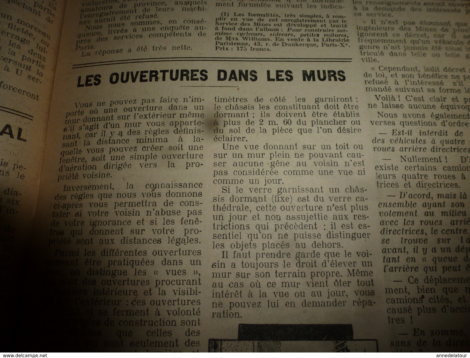 1949 TLSD :Faire >Ouverture Dans Un Mur;Traiter Une Plante(curieux);Alambic Domestique;Moule-agglos;Faux-bois-peint;etc - Bricolage / Technique