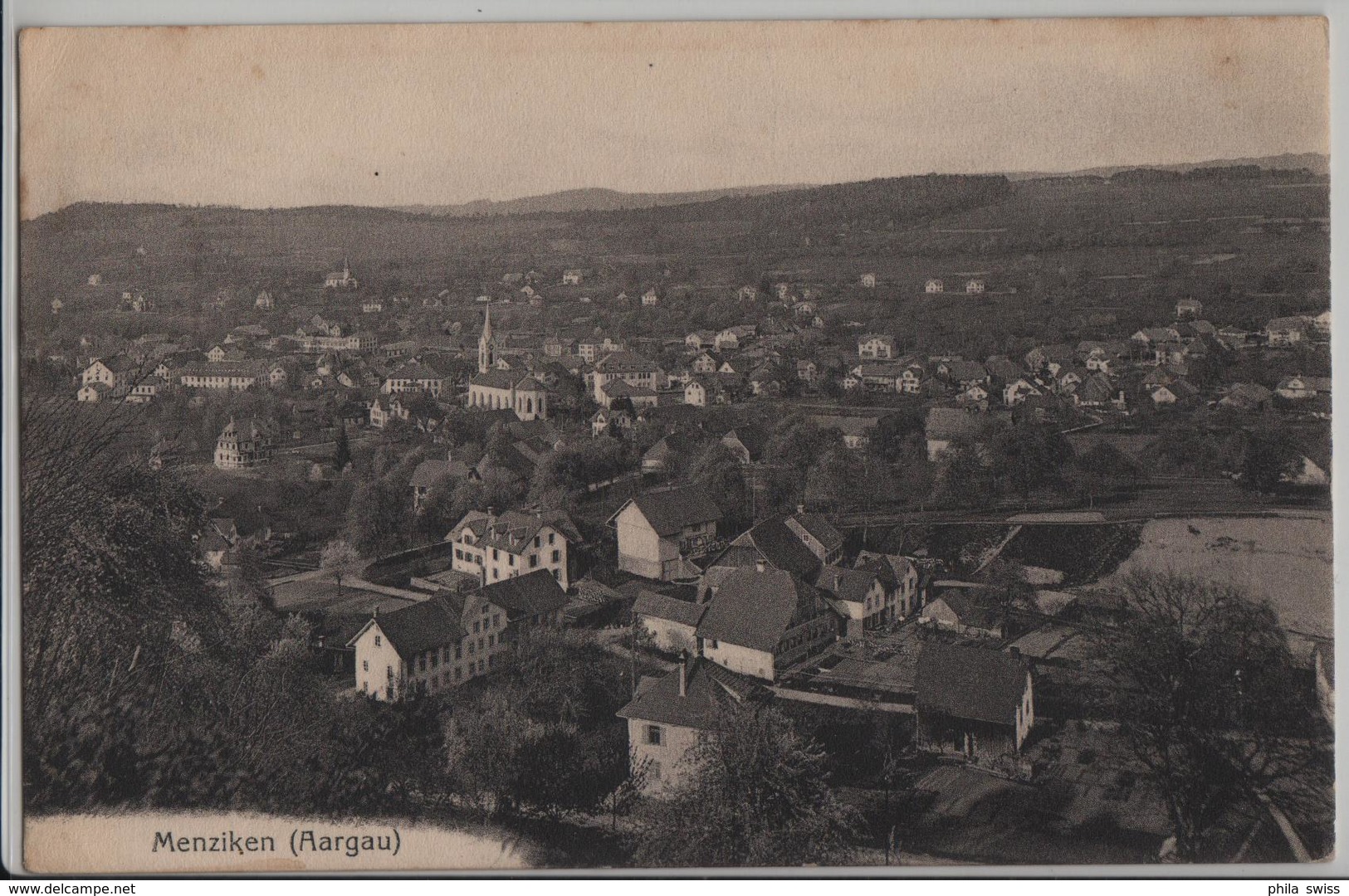 Menziken (Aargau) Generalansicht - Photo: P. Kopp-Weber - Menziken