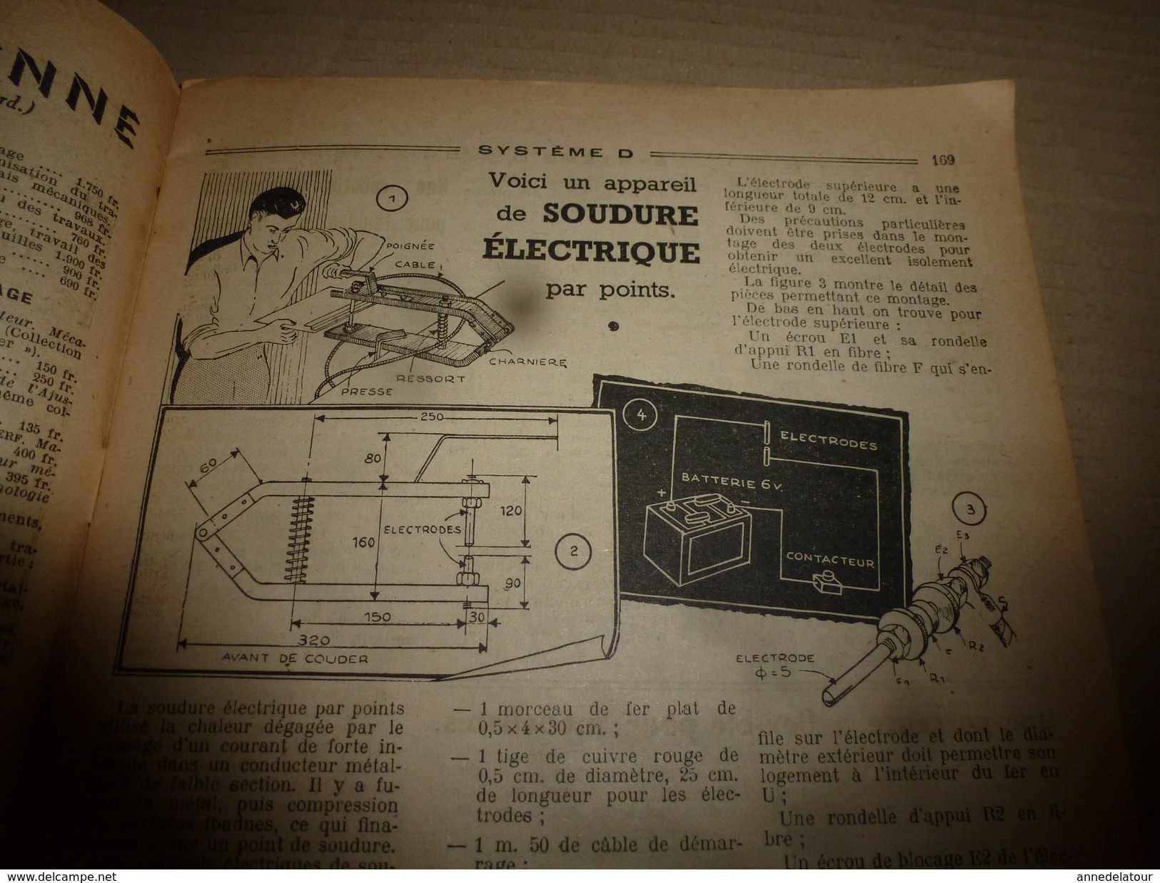 1949 TLSD : Soudure Elec;Scooter;Jouet-bateau à Aubes;Appareil Faux Rayon X;Billard Russe;Photo Amusante; Sifflet;etc - Bricolage / Technique