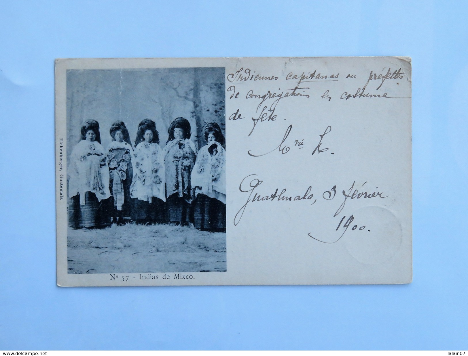 C.P.A. GUATEMALA : Indias De MIXCO,( Indiennes Capitanas De Congrégations En Costume De Fête), En 1900 - Guatemala