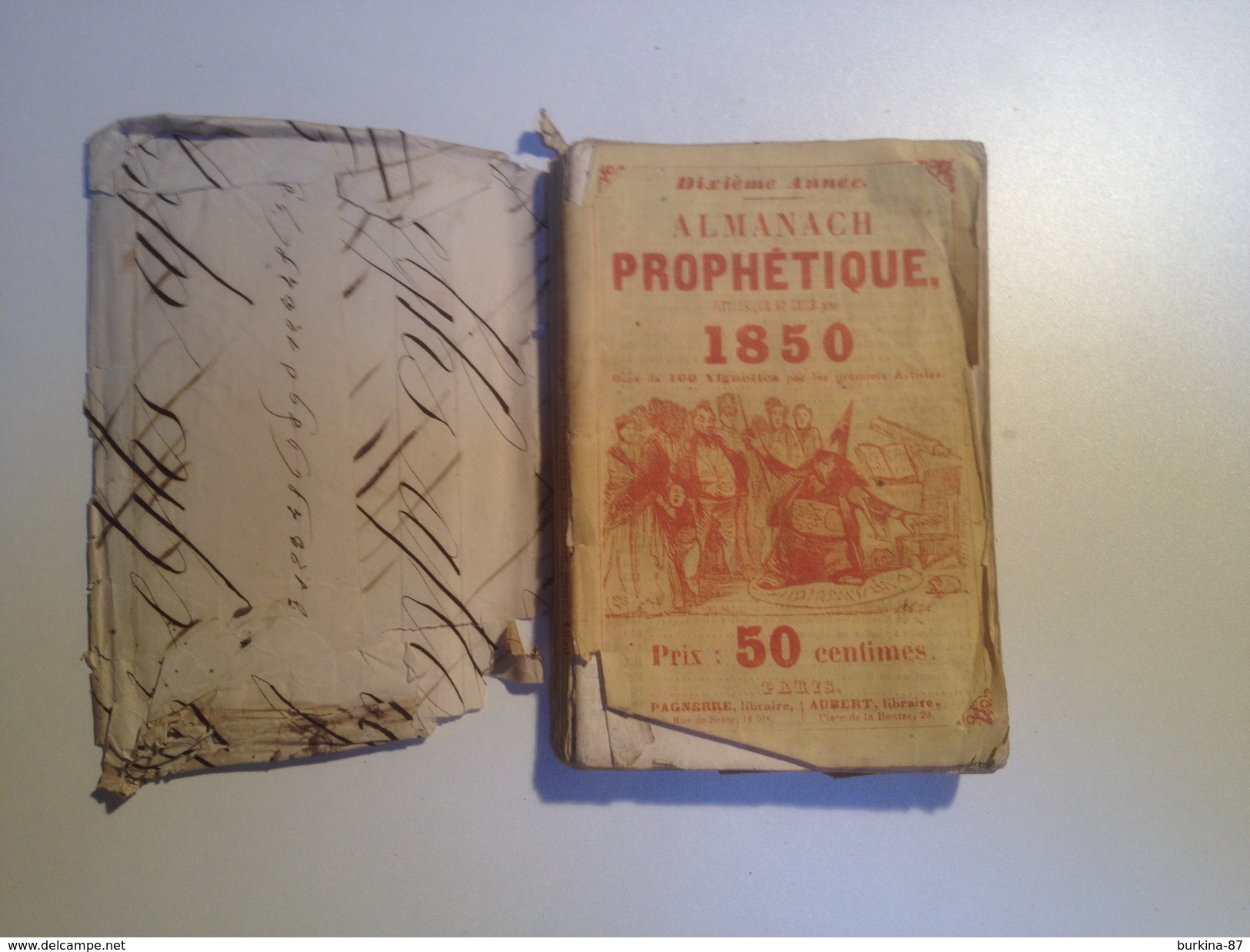 L'ALMANACH, PROPHETIQUE 1850, 88 Pages - Kleinformat : ...-1900